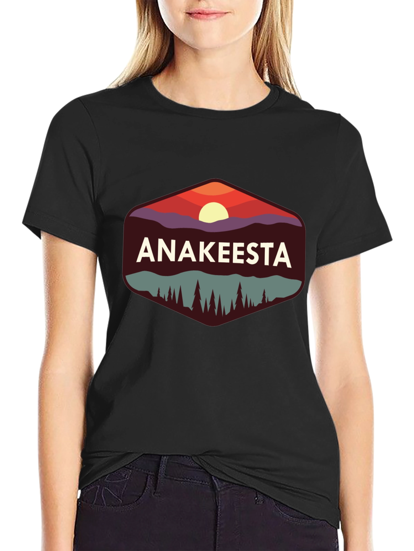 Anakeesta Mountain T-Shirt - Nature Design
