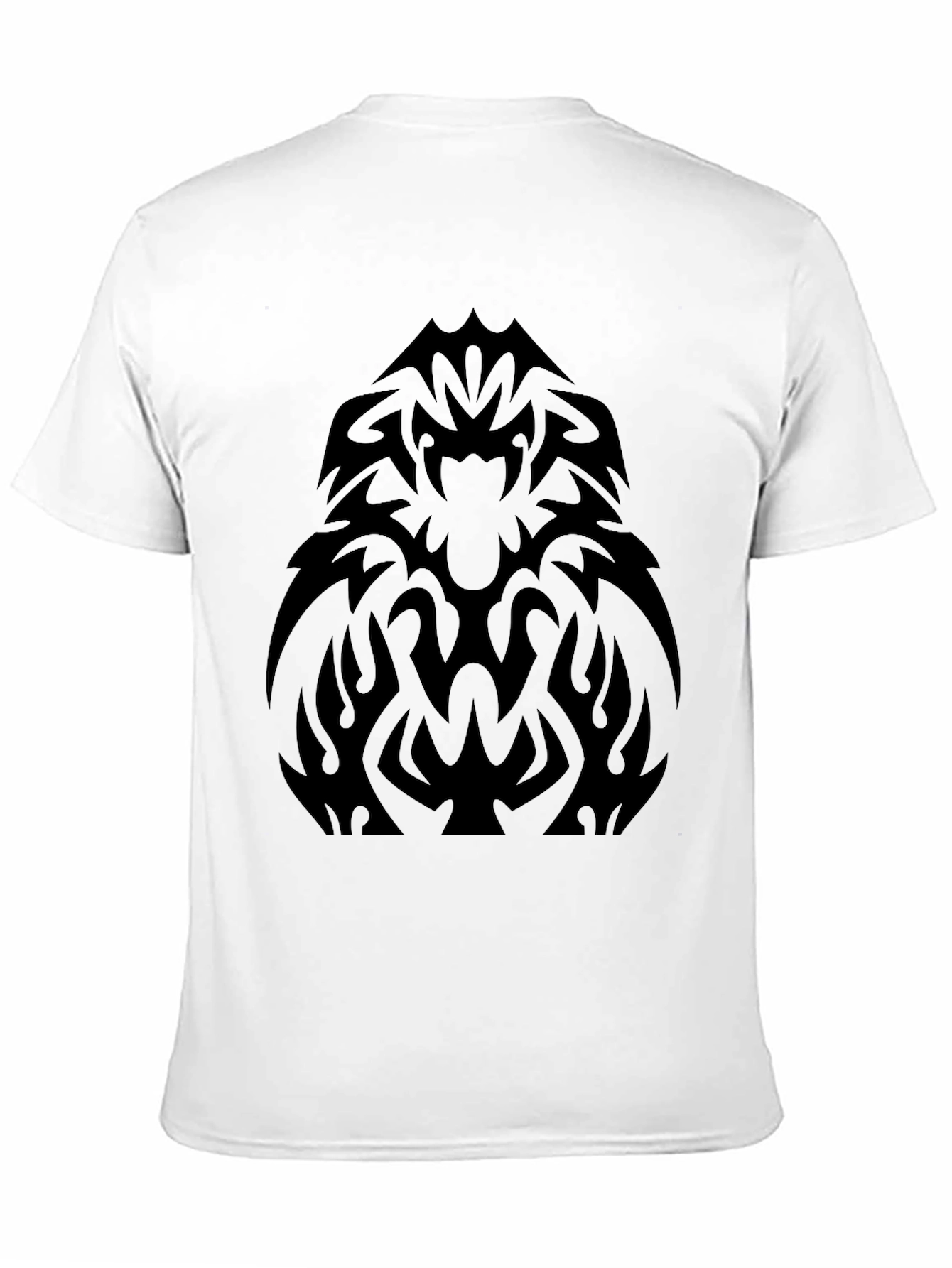 Tribal Graphic Black T-Shirt - Bold Statement Tee