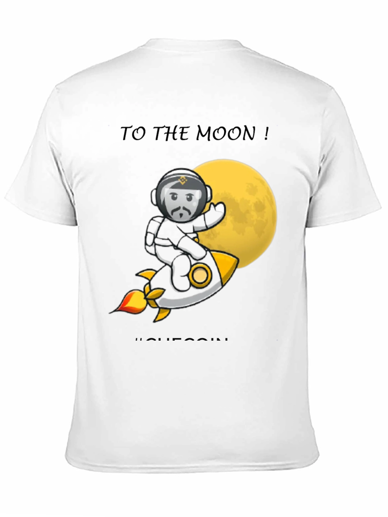 To the Moon T-Shirt | Crypto Tee | Black
