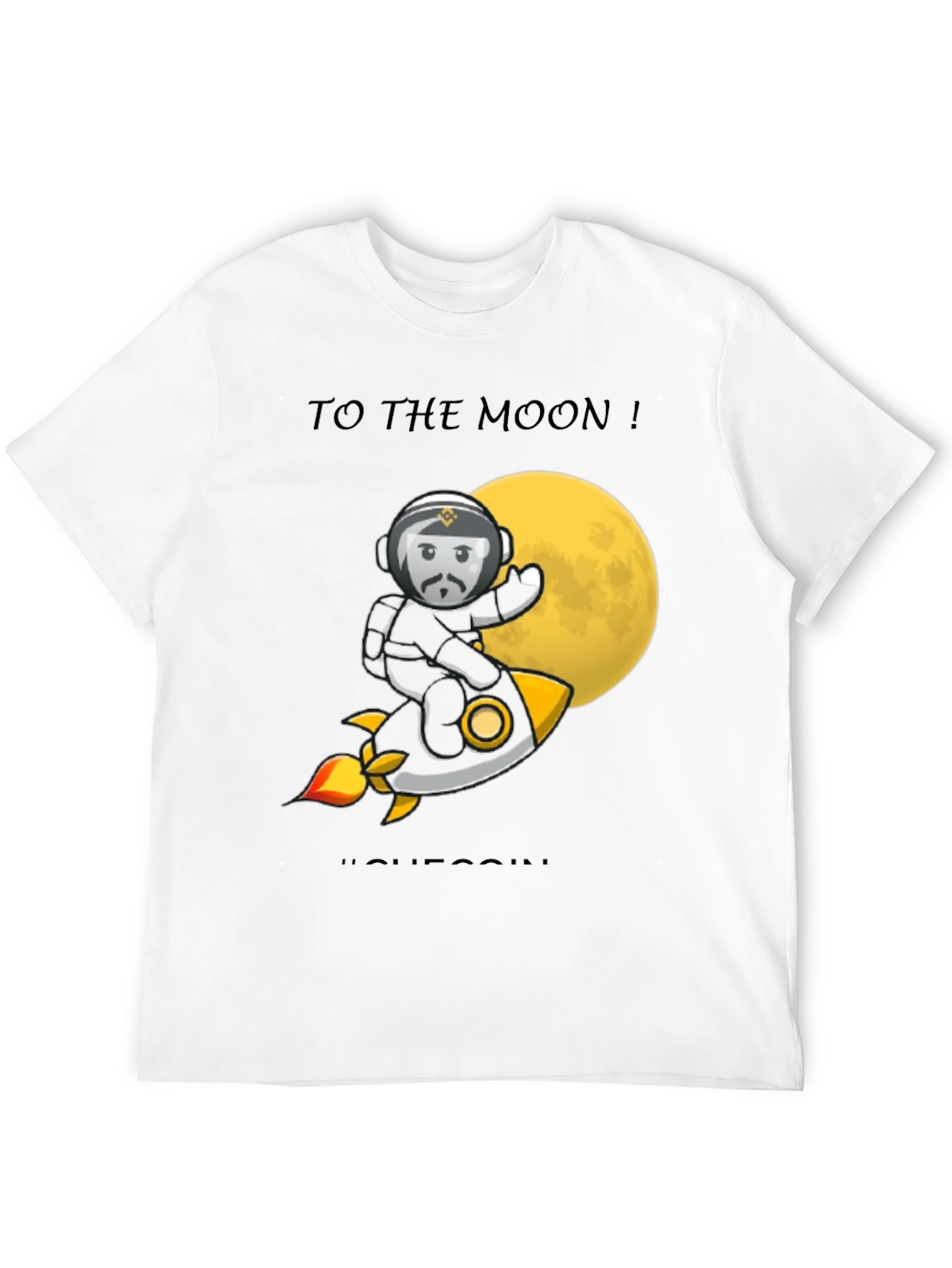 To the Moon T-Shirt | Crypto Tee | Black