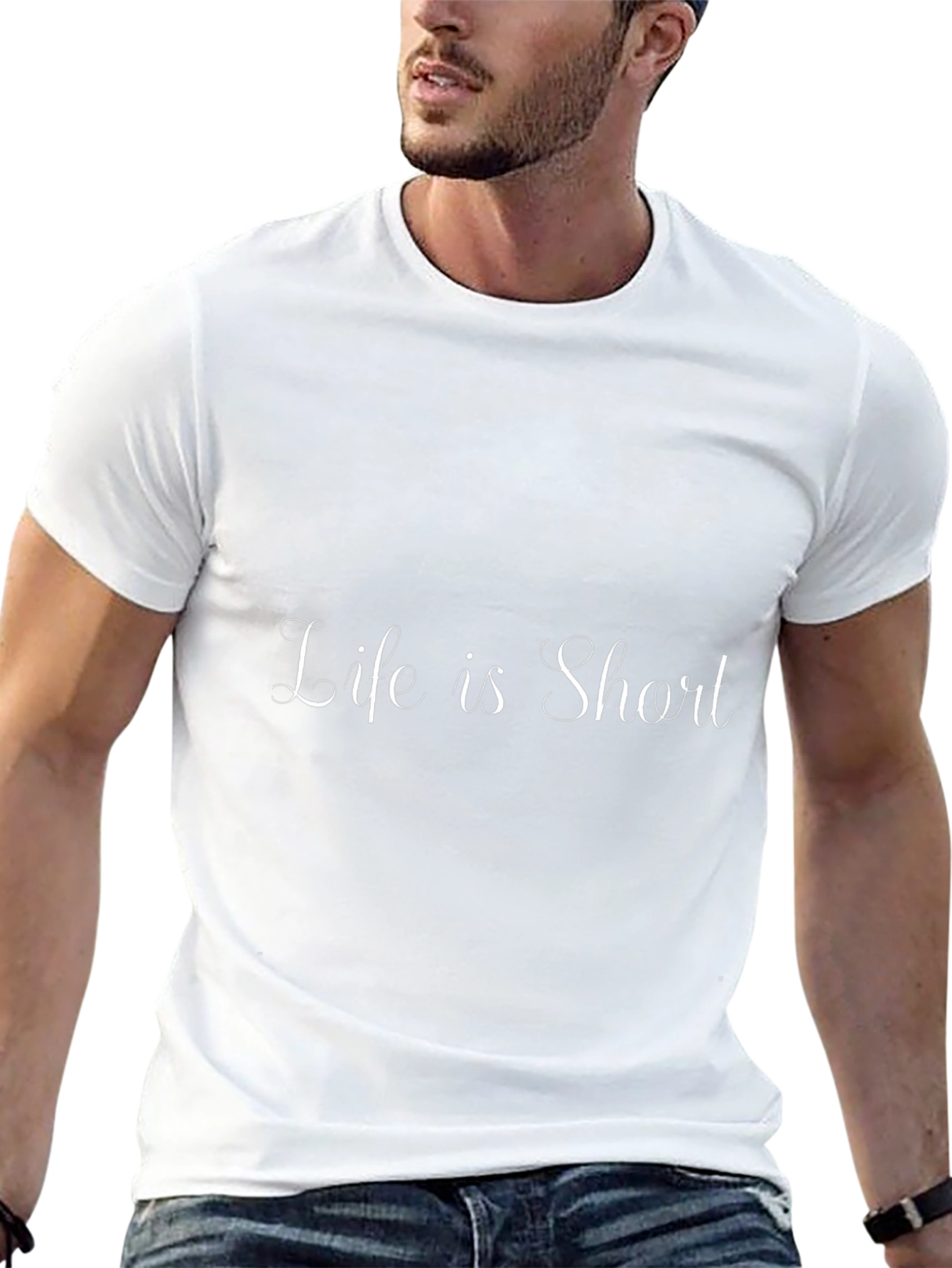Life Is Short Black T-Shirt