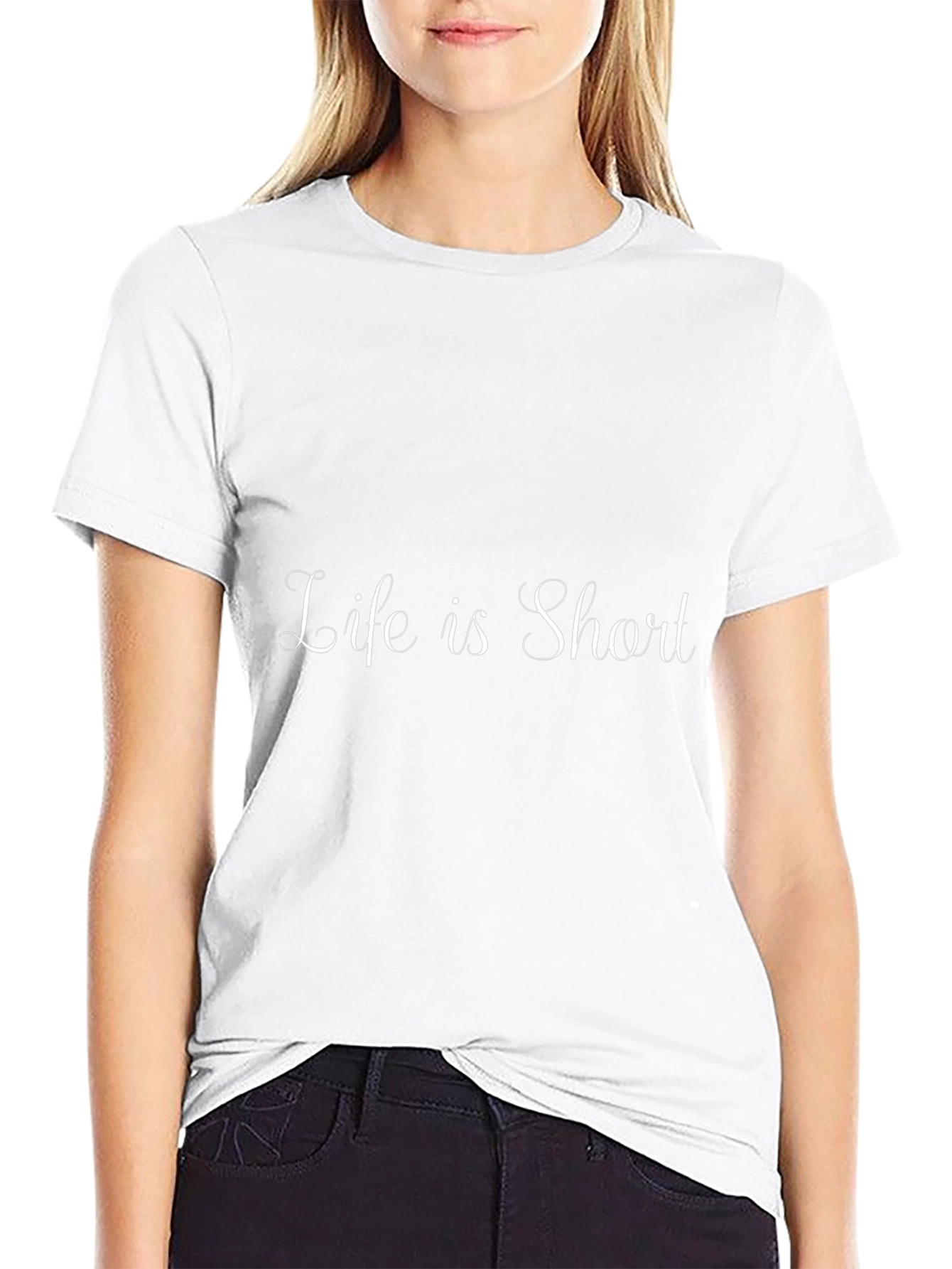Life Is Short Black T-Shirt