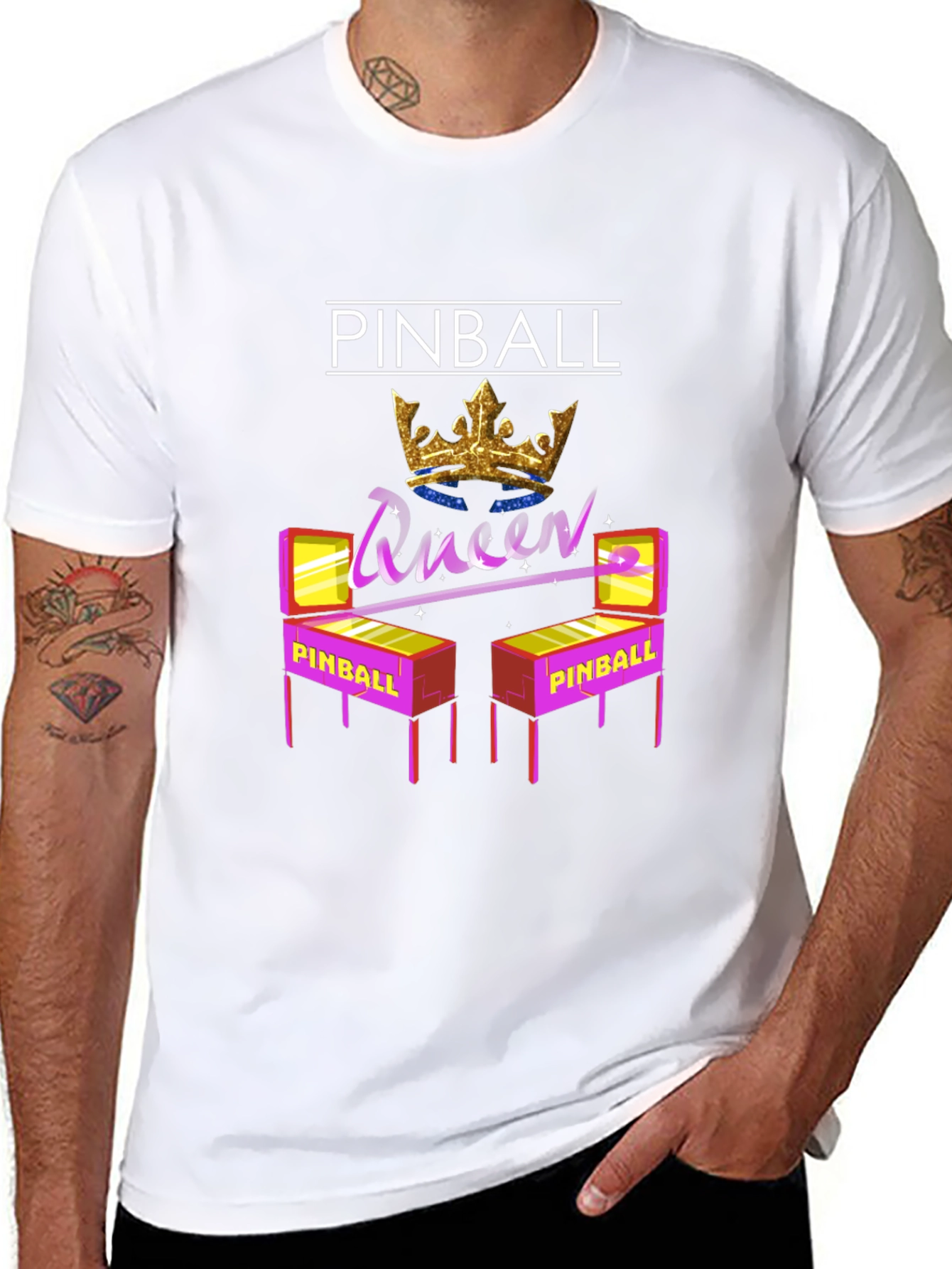 Pinball Queen Graphic Tee
