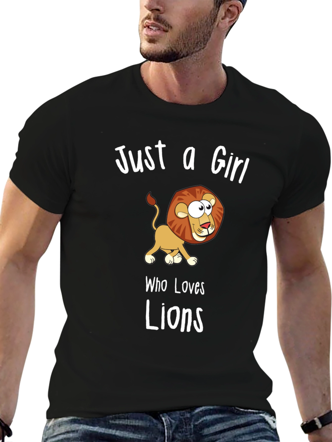 Just a Girl Who Loves Lions T-Shirt