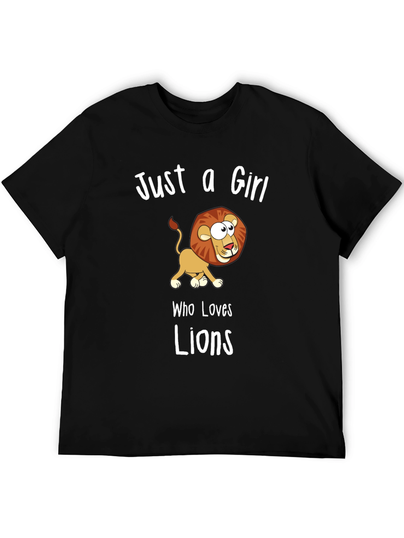 Just a Girl Who Loves Lions T-Shirt