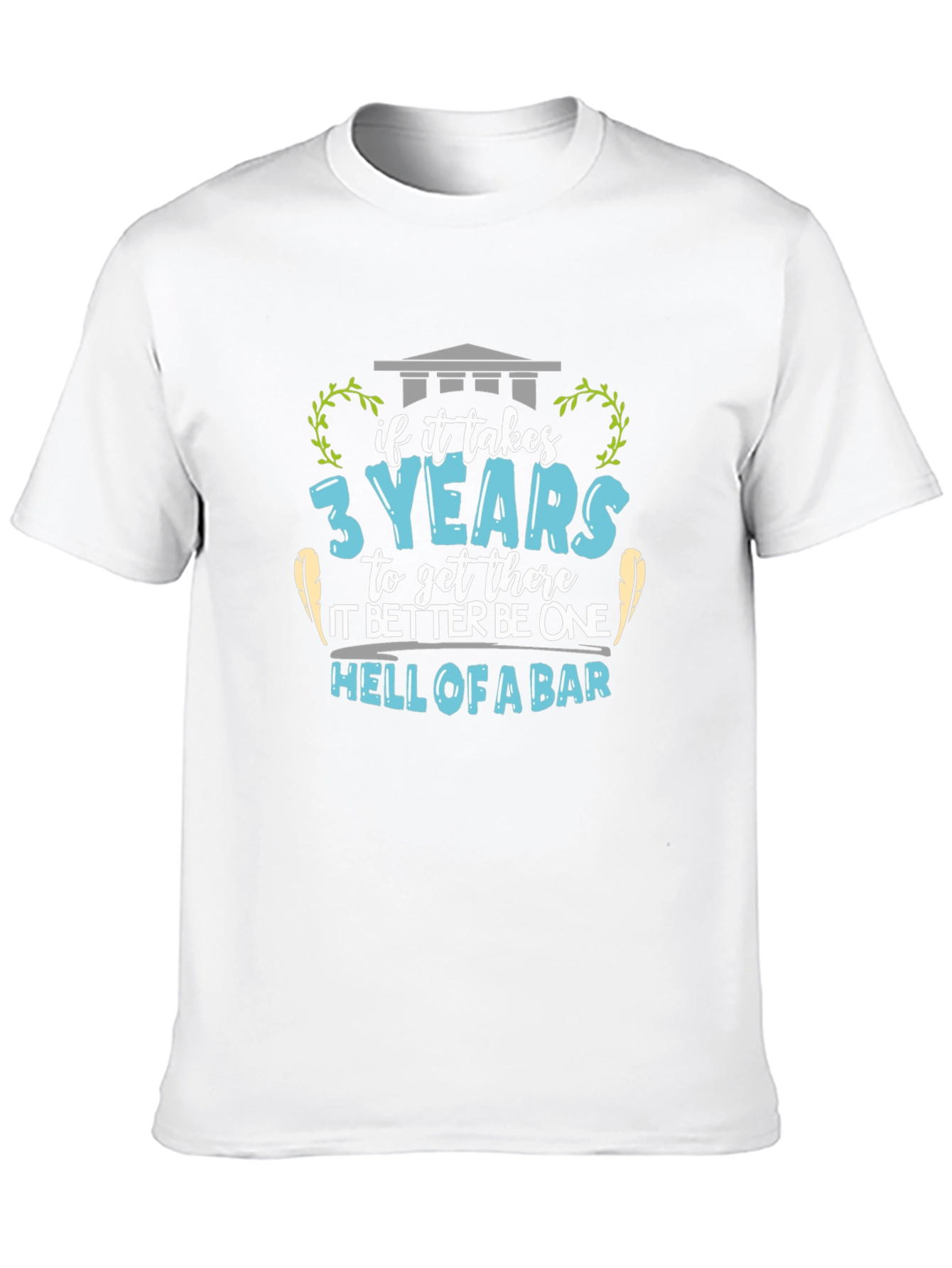 Law School Graduation T-Shirt - Hell of a Bar