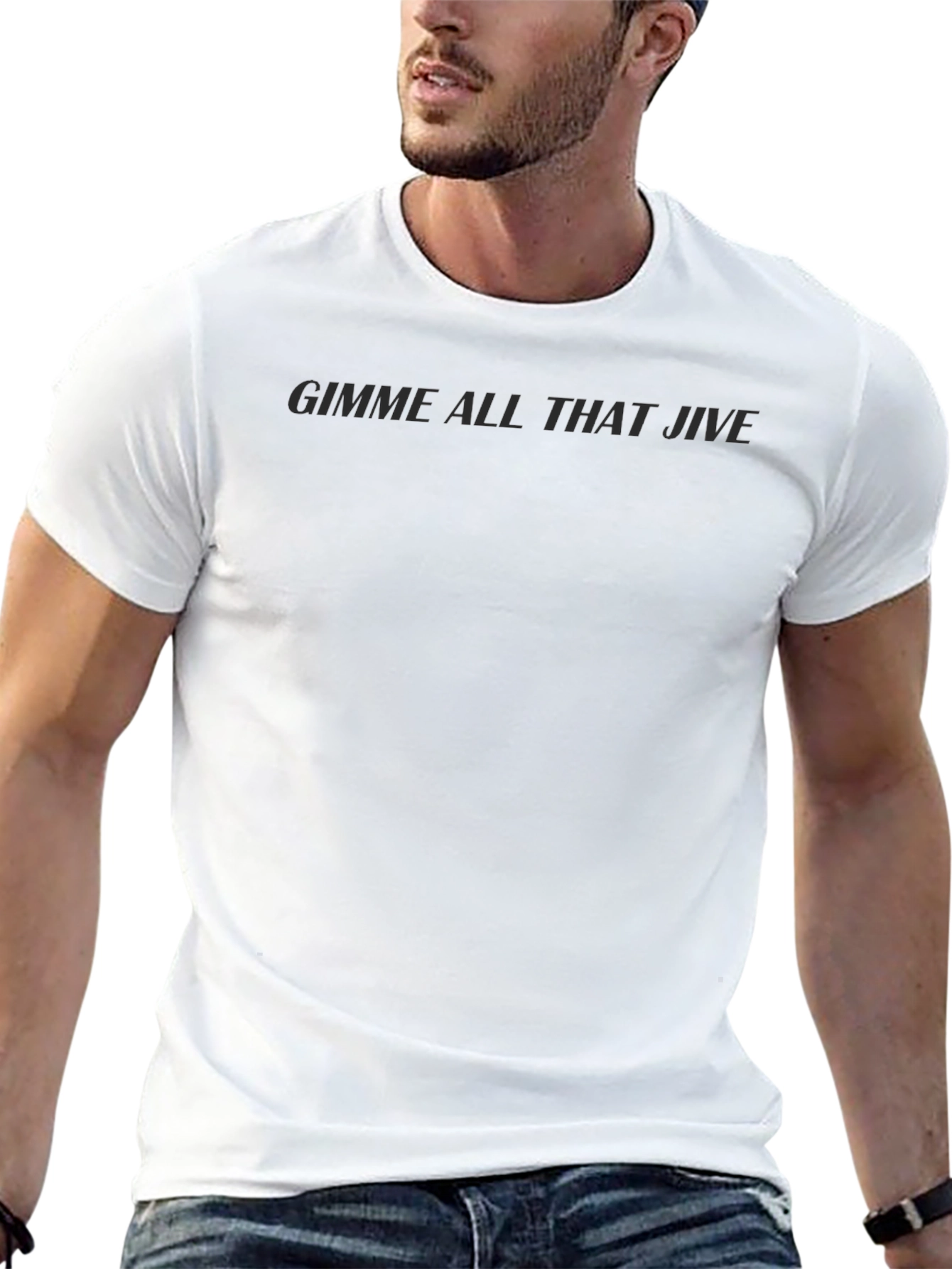 Gimme All That Jive Mens Black T-Shirt
