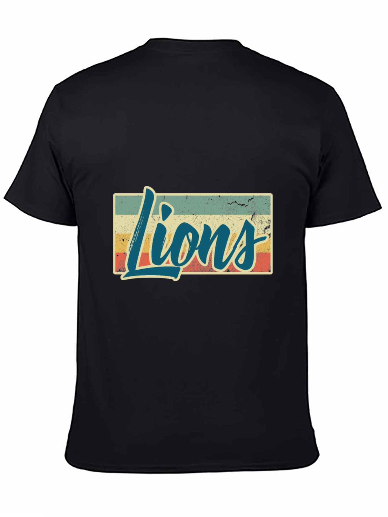 Retro Style Lions Graphic T-Shirt