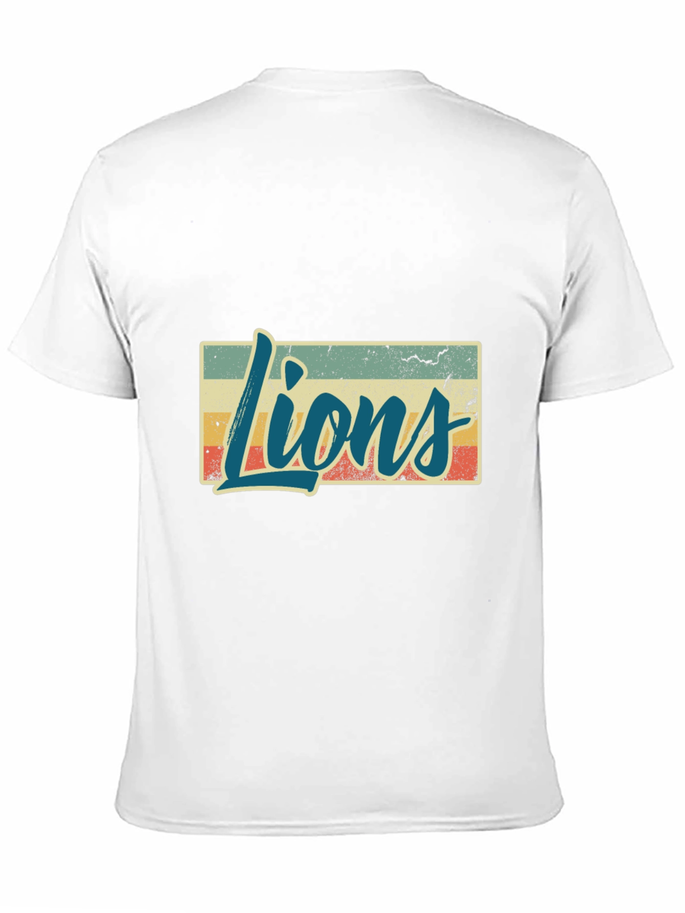 Retro Style Lions Graphic T-Shirt