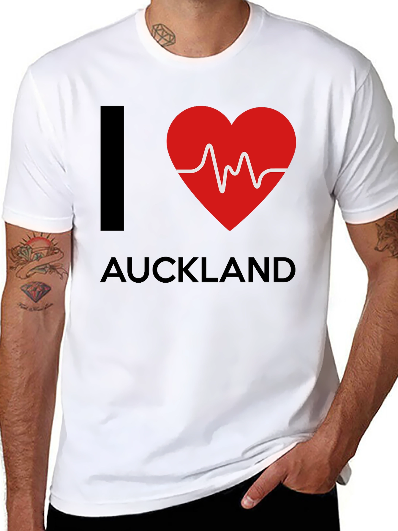 I Heart Auckland T-Shirt - Novelty Tee