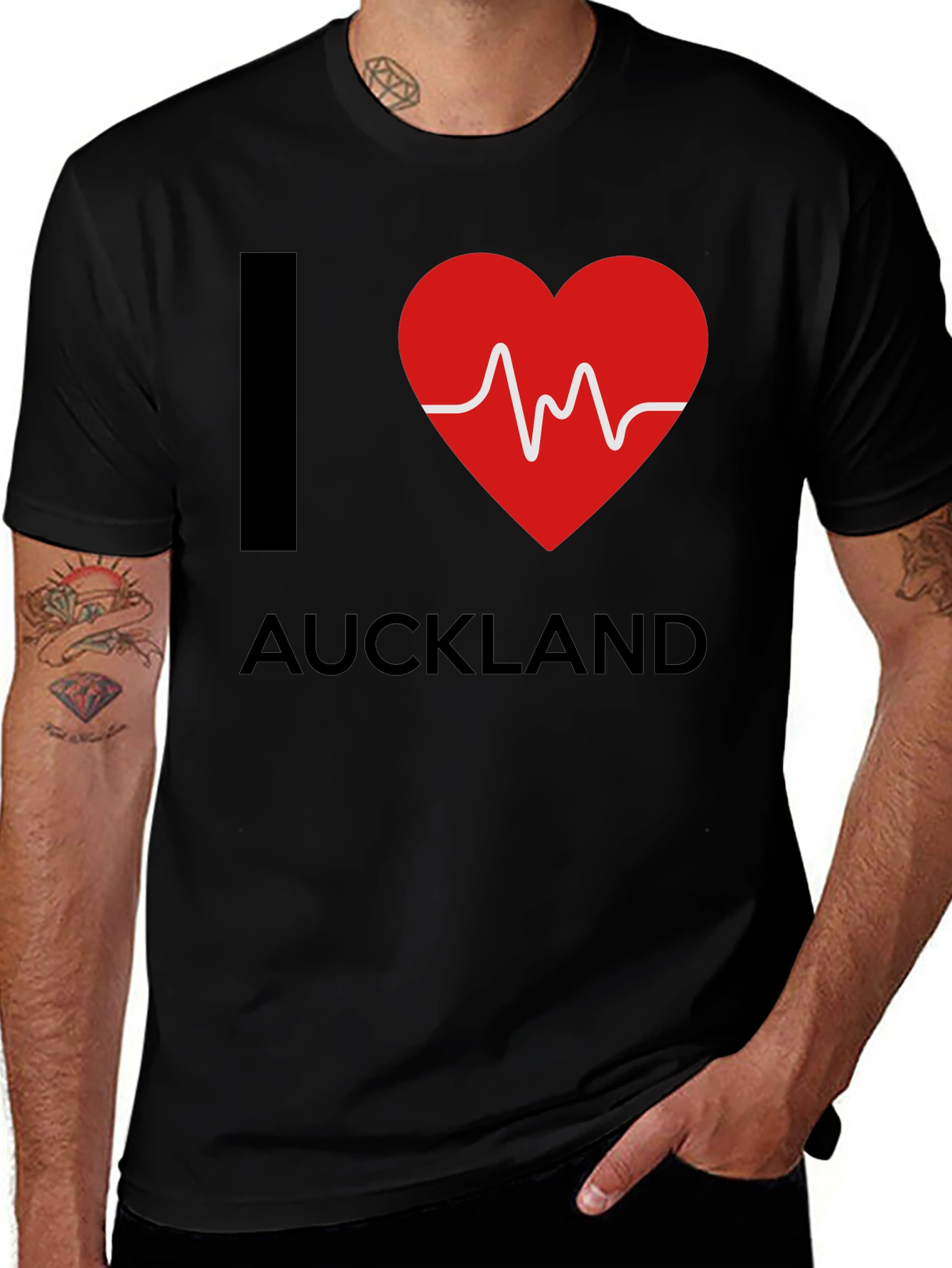 I Heart Auckland T-Shirt - Novelty Tee