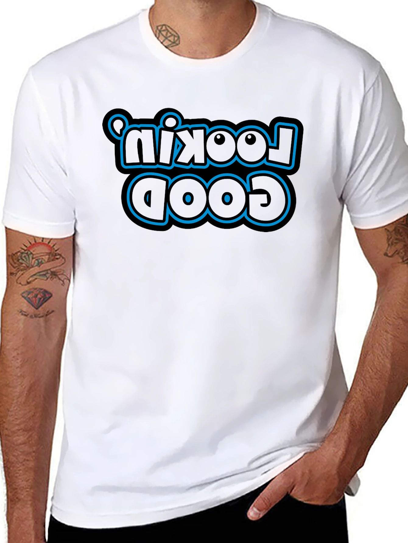 Lookin Good Black T-Shirt