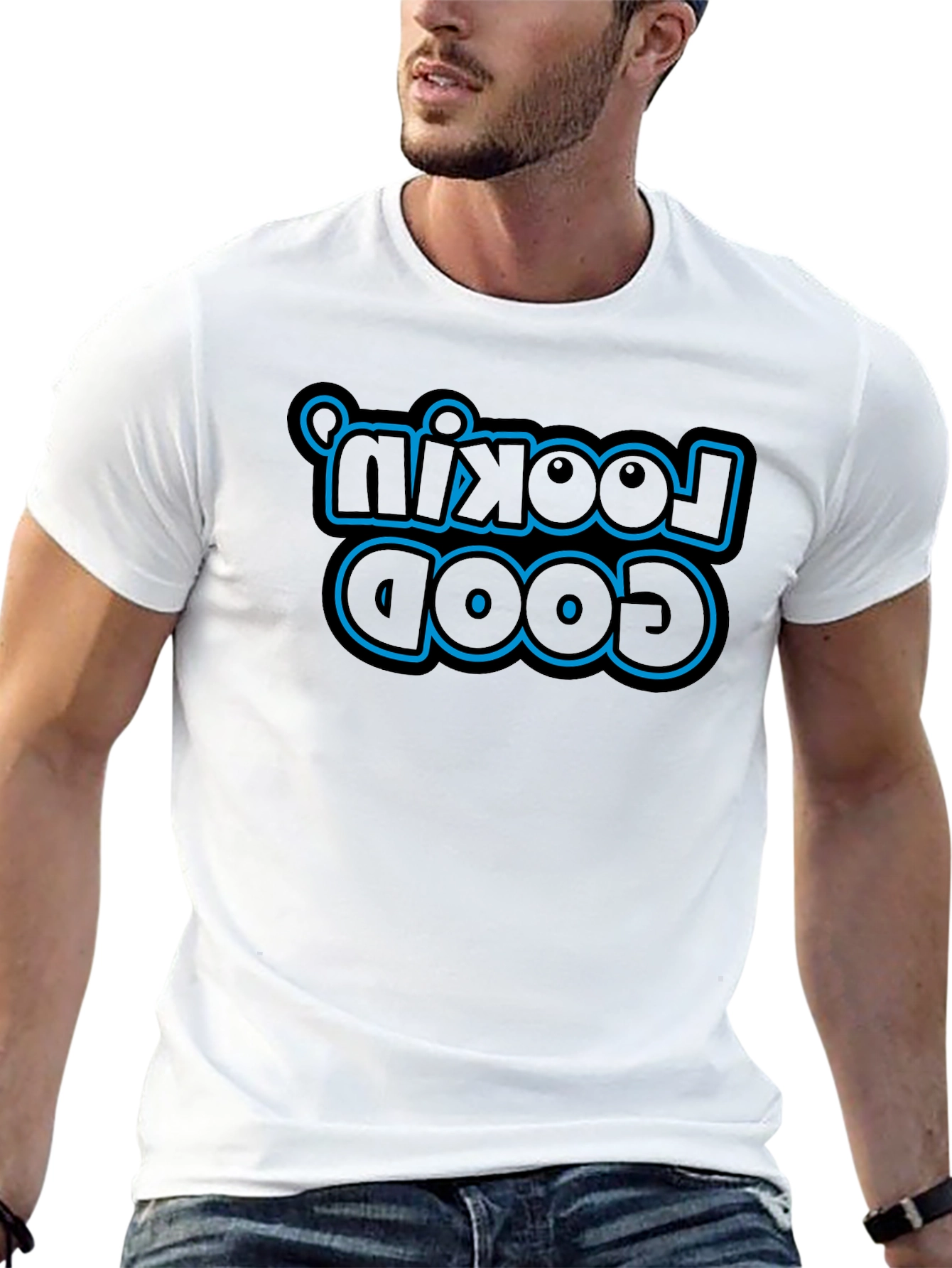 Lookin Good Black T-Shirt