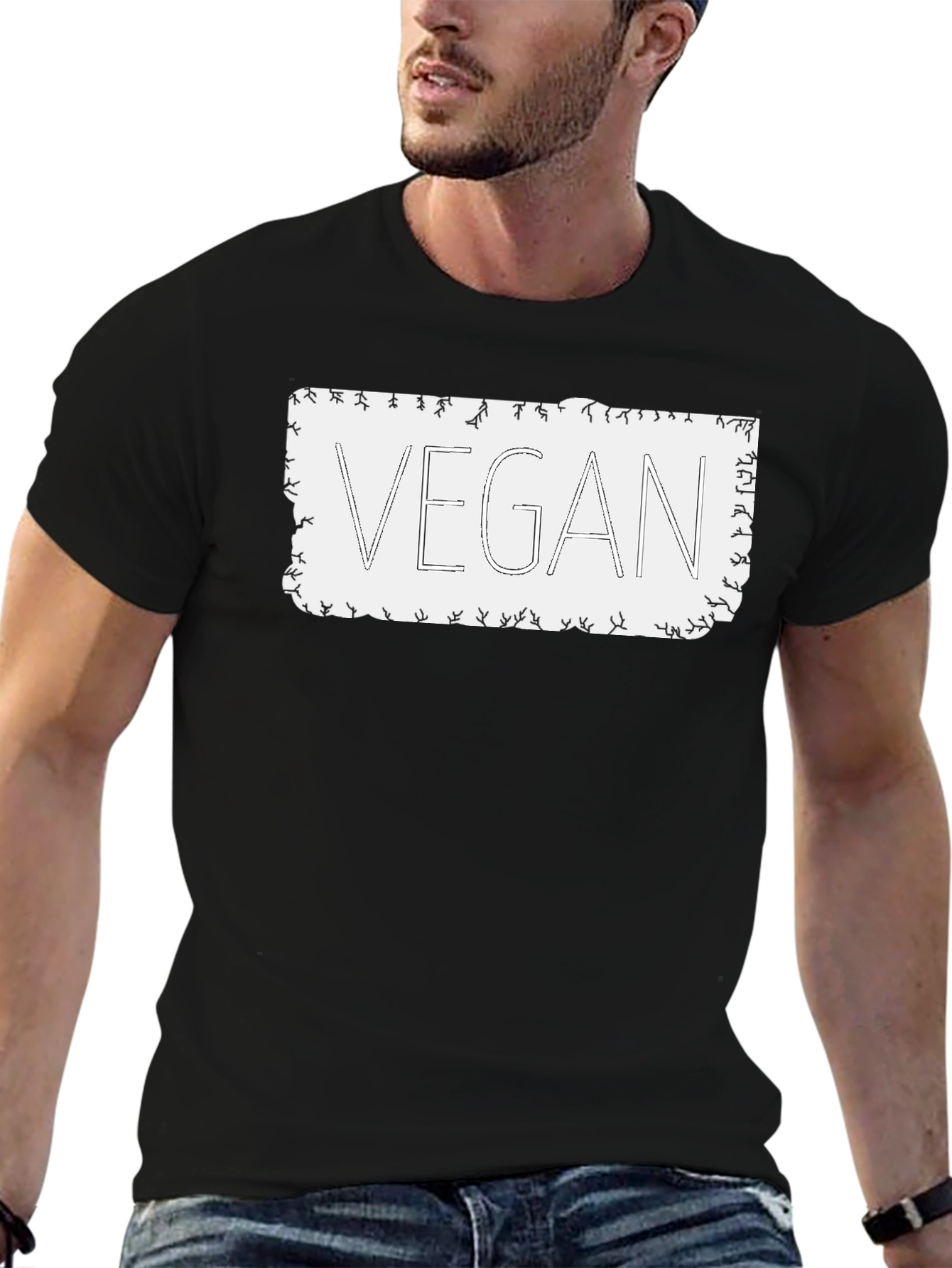 Vegan Graphic Tee - Stylish & Comfortable