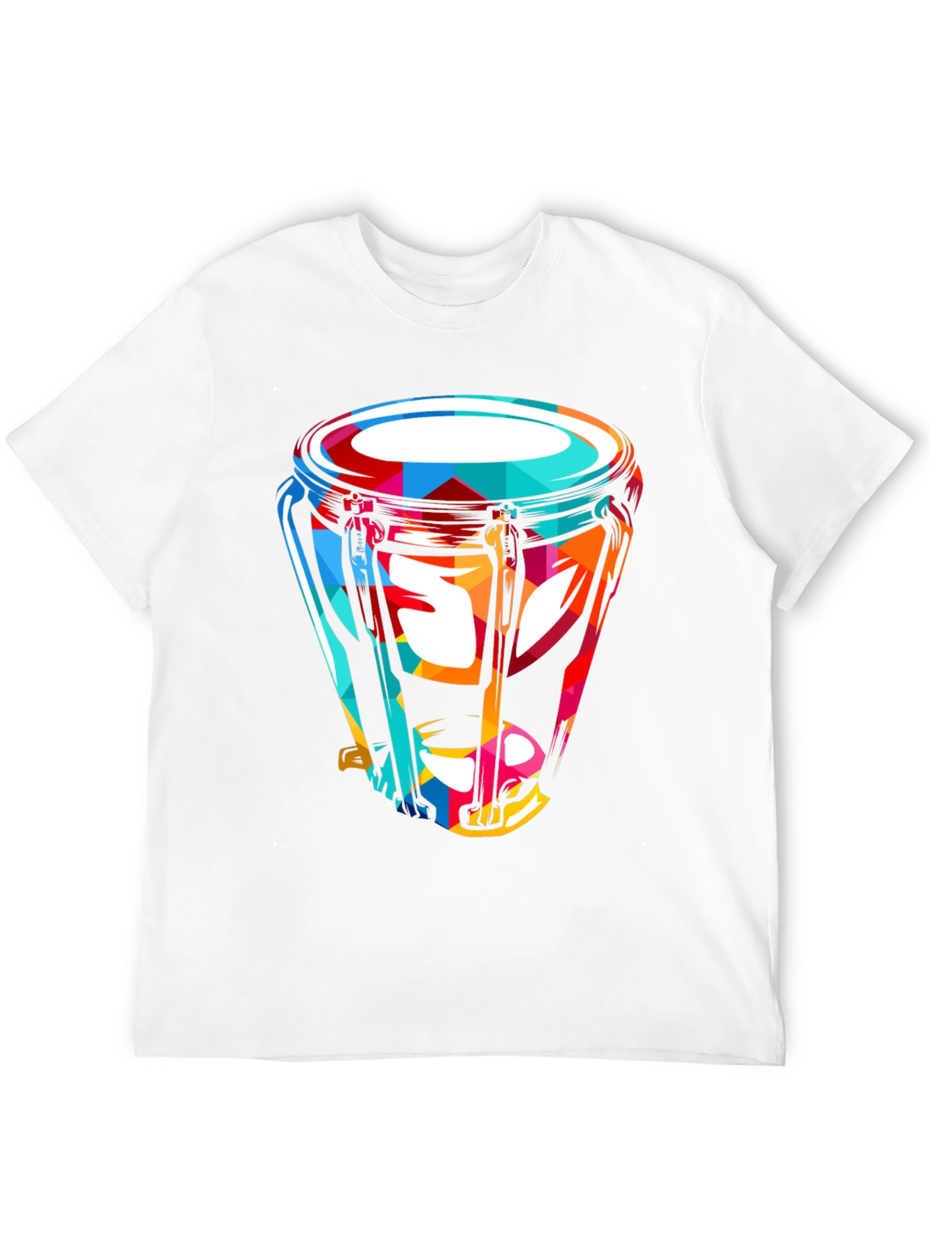Vibrant Conga Drum Graphic Tee