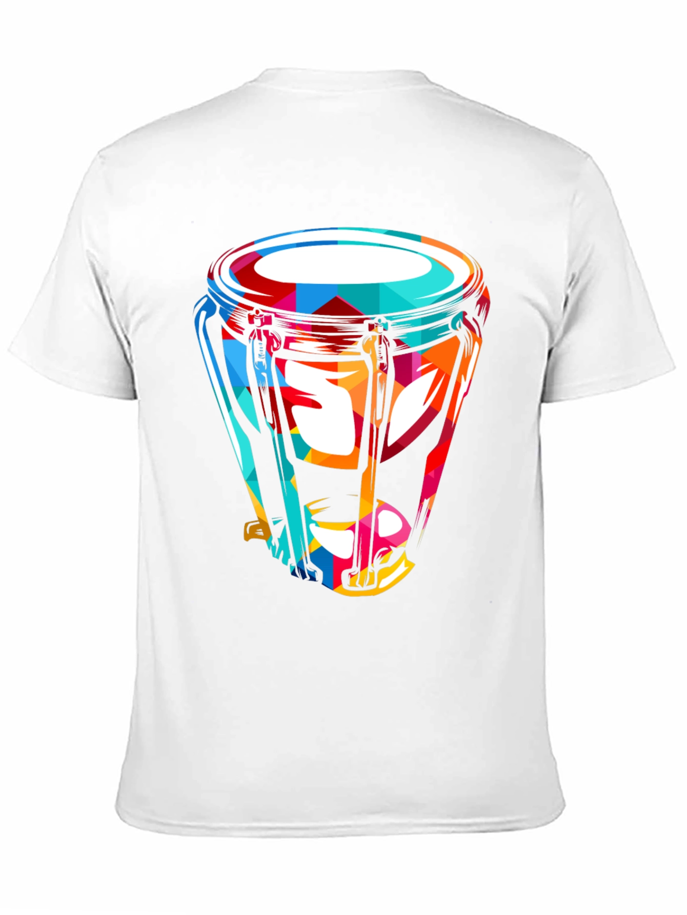 Vibrant Conga Drum Graphic Tee