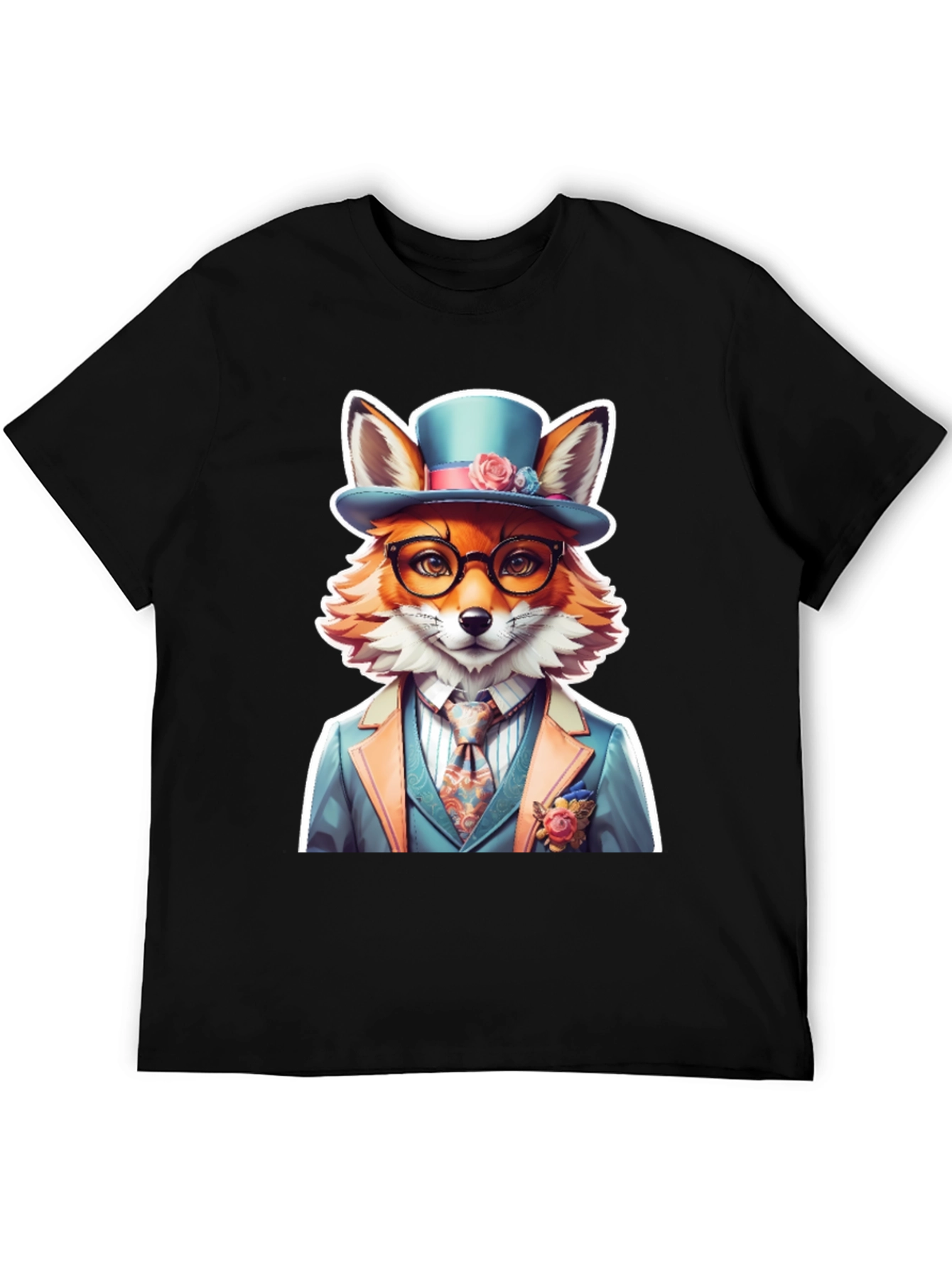 Dapper Fox Tee: Stylish Novelty T-Shirt