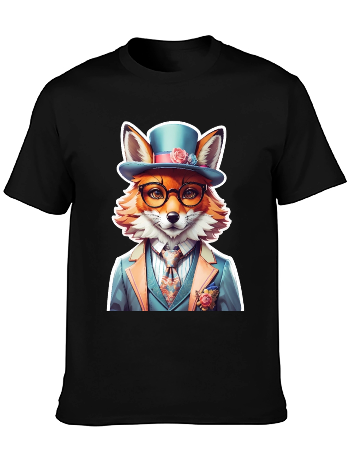 Dapper Fox Tee: Stylish Novelty T-Shirt