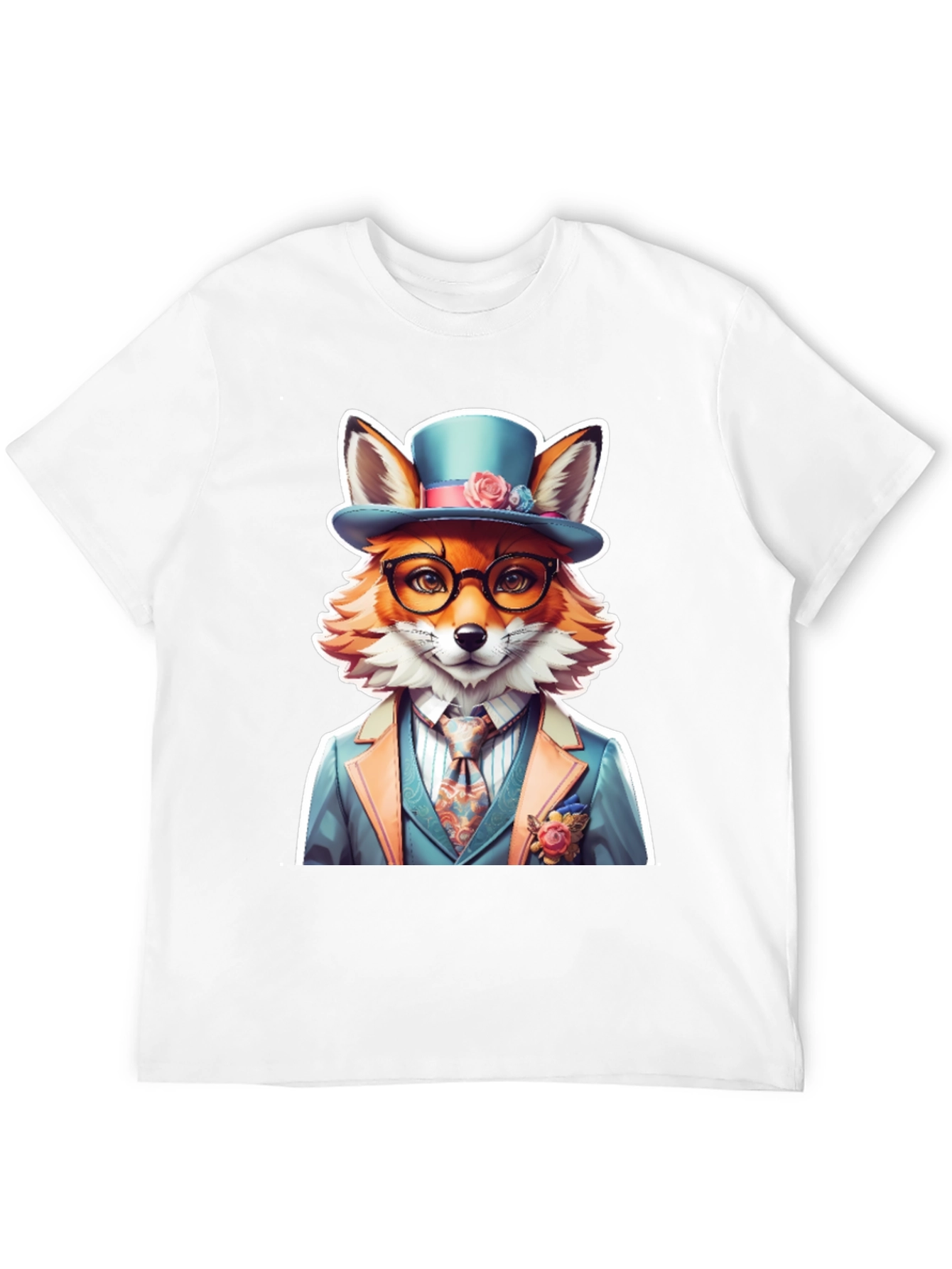 Dapper Fox Tee: Stylish Novelty T-Shirt