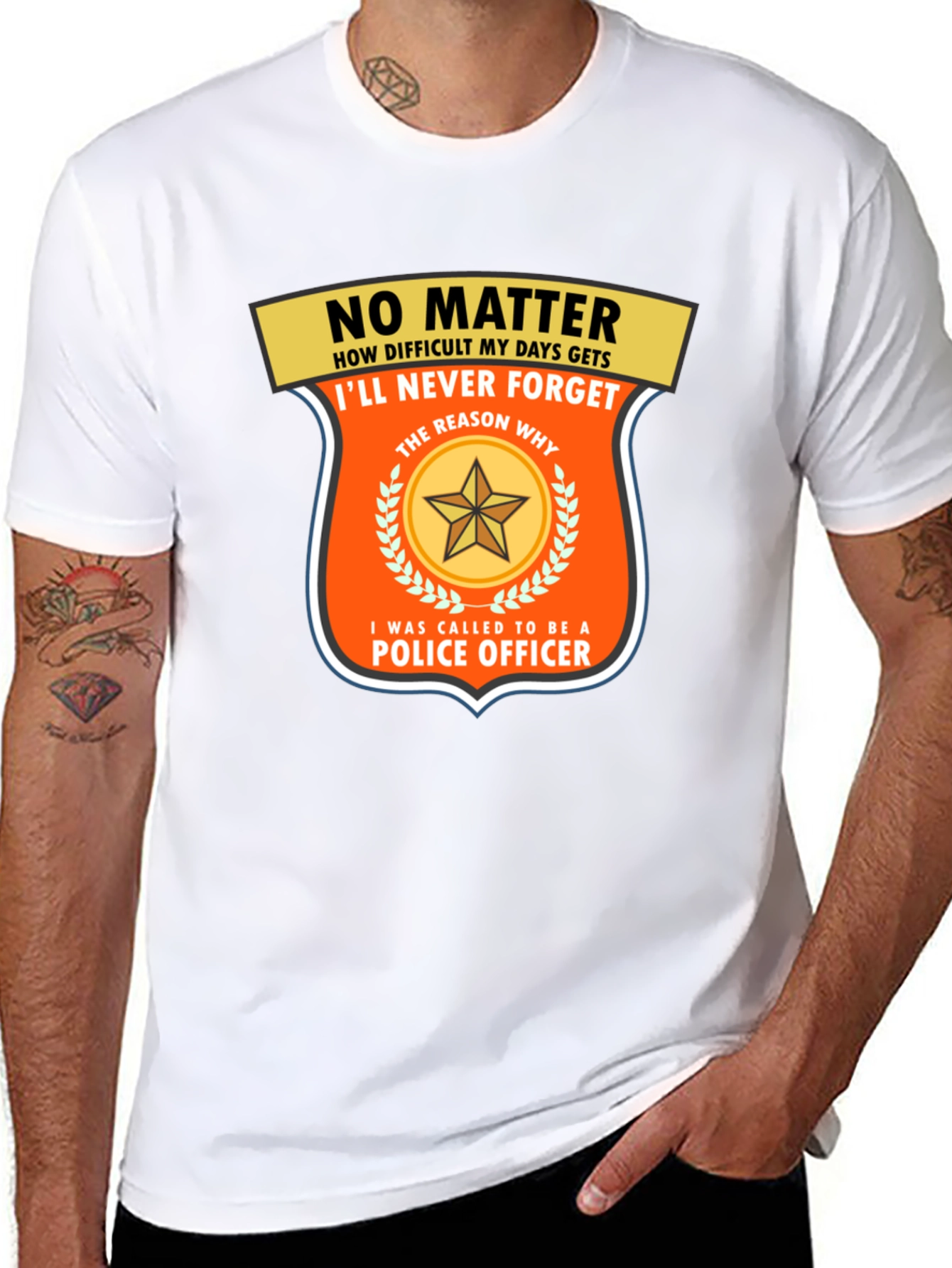 Police Officer Pride T-Shirt - Never Forget