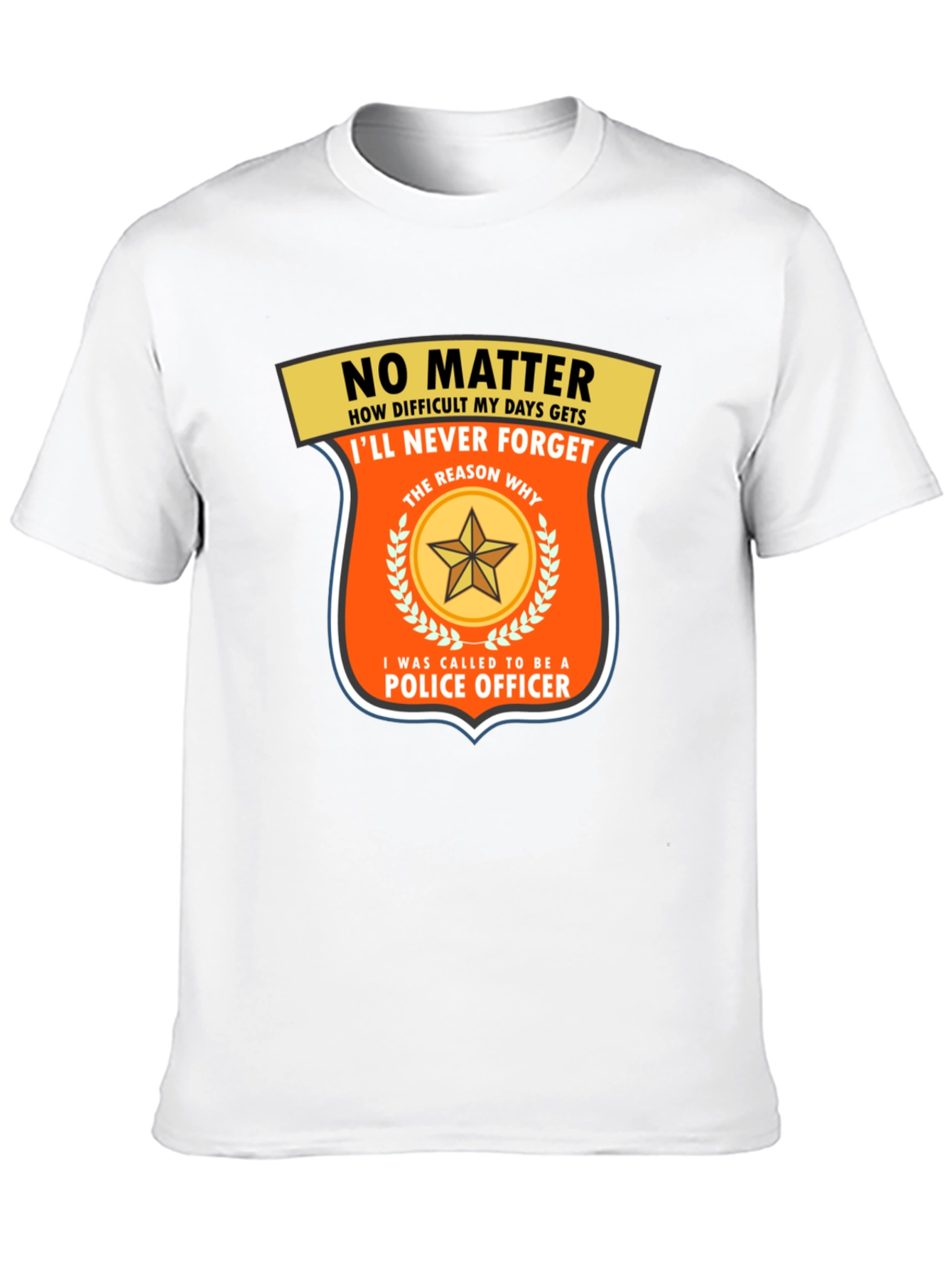 Police Officer Pride T-Shirt - Never Forget