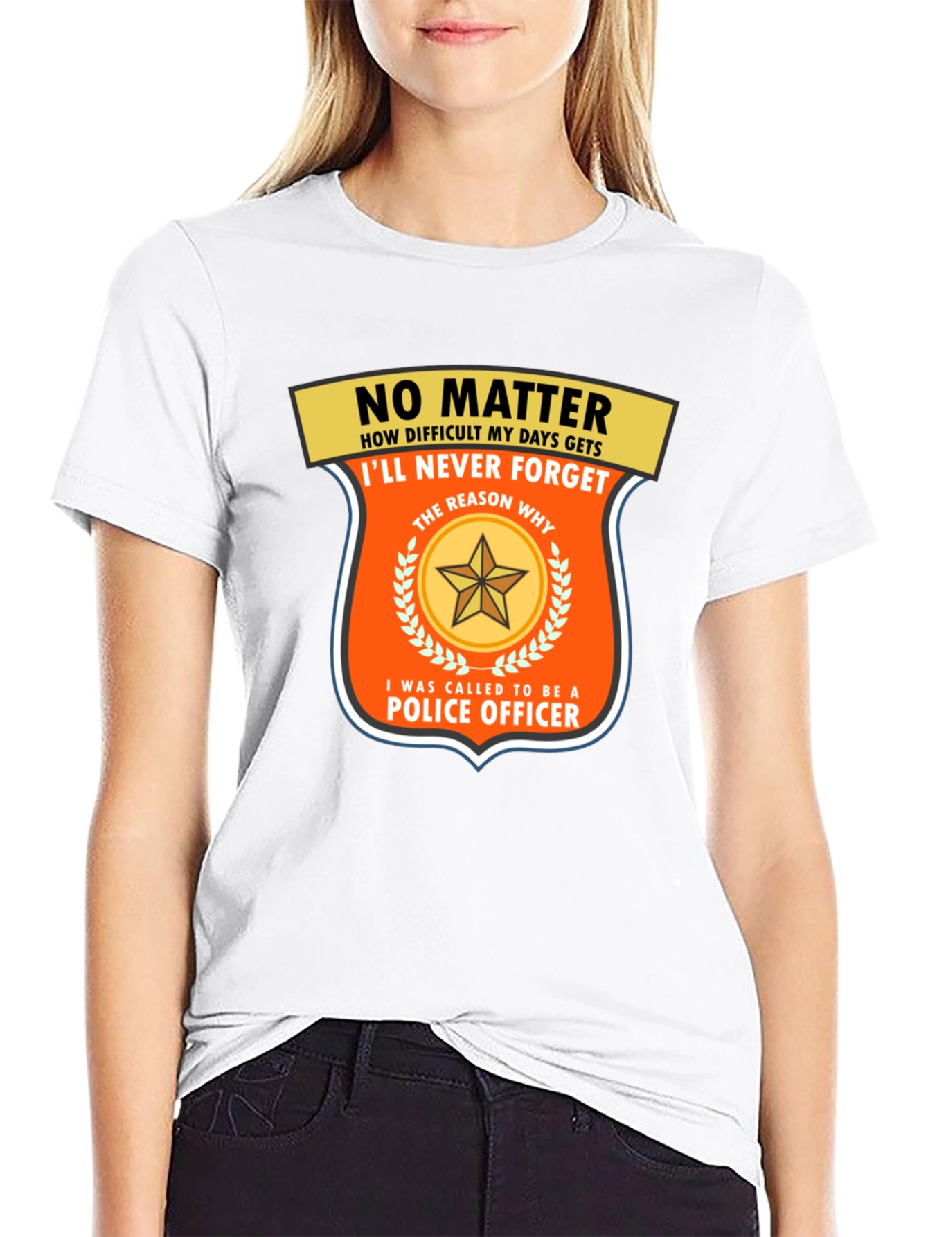 Police Officer Pride T-Shirt - Never Forget
