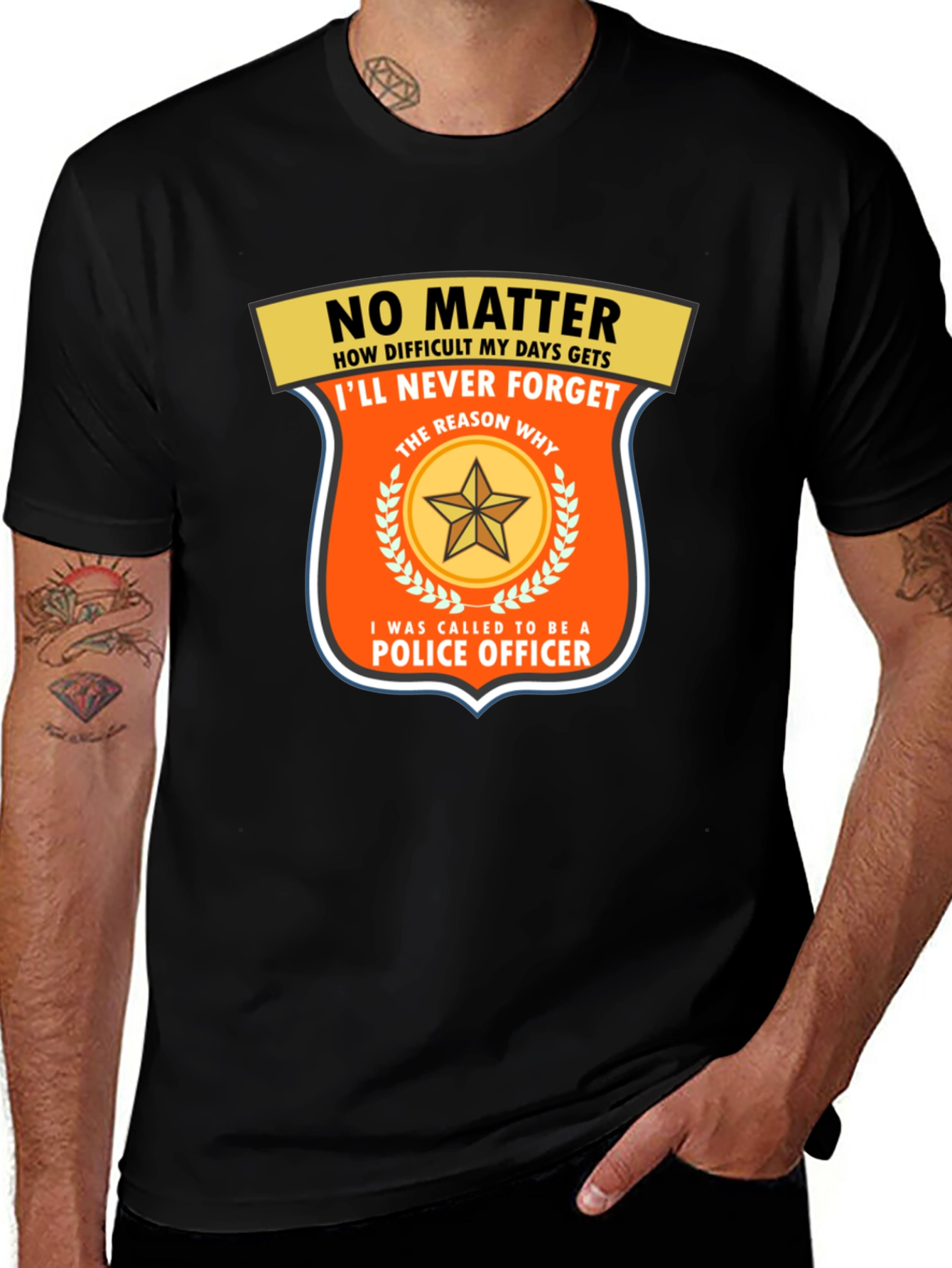 Police Officer Pride T-Shirt - Never Forget