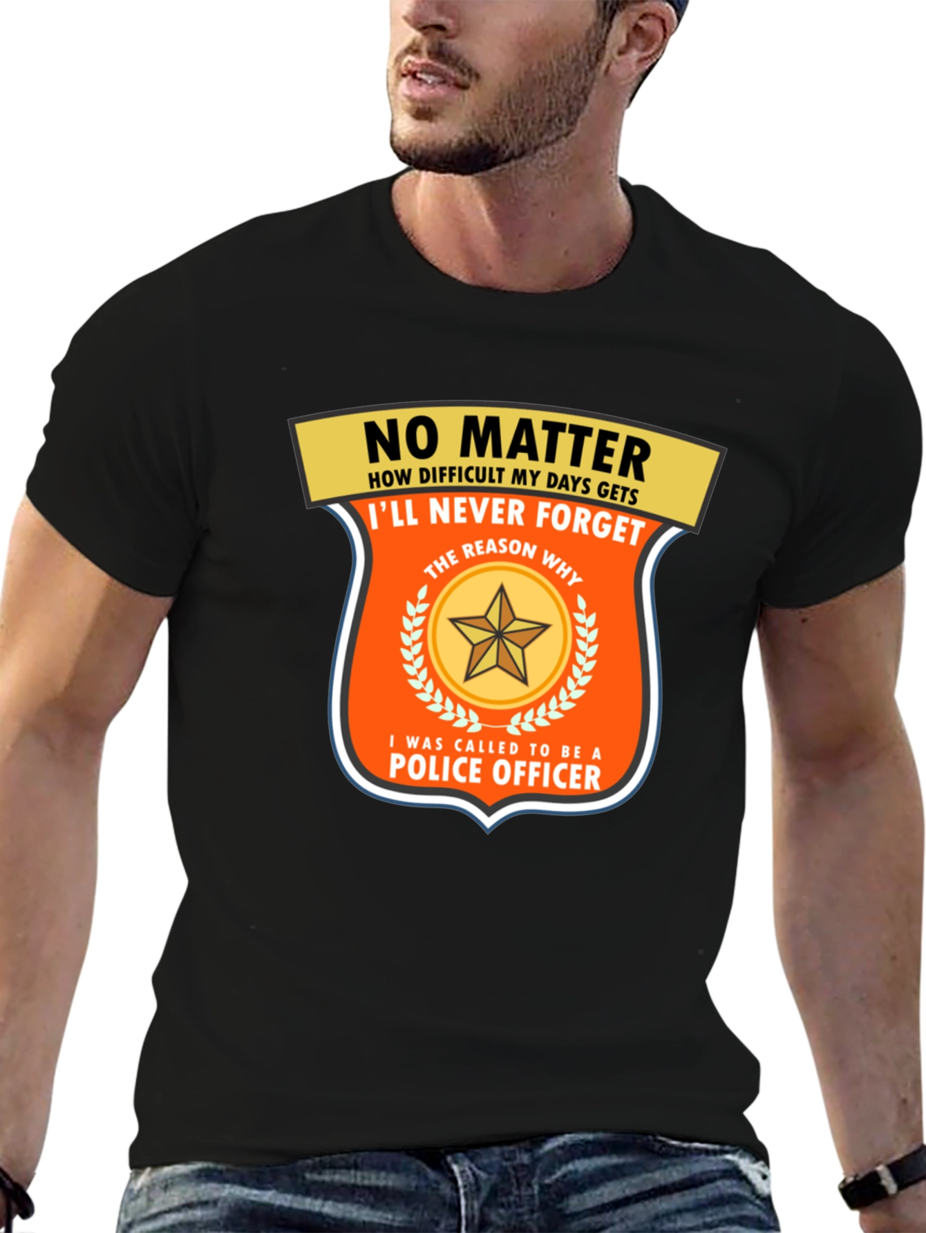 Police Officer Pride T-Shirt - Never Forget