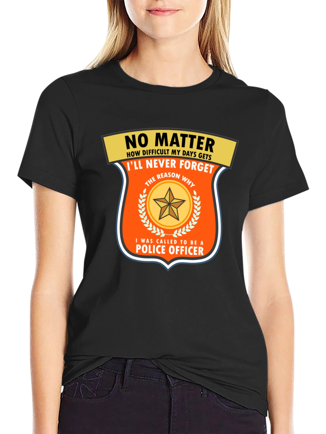 Police Officer Pride T-Shirt - Never Forget