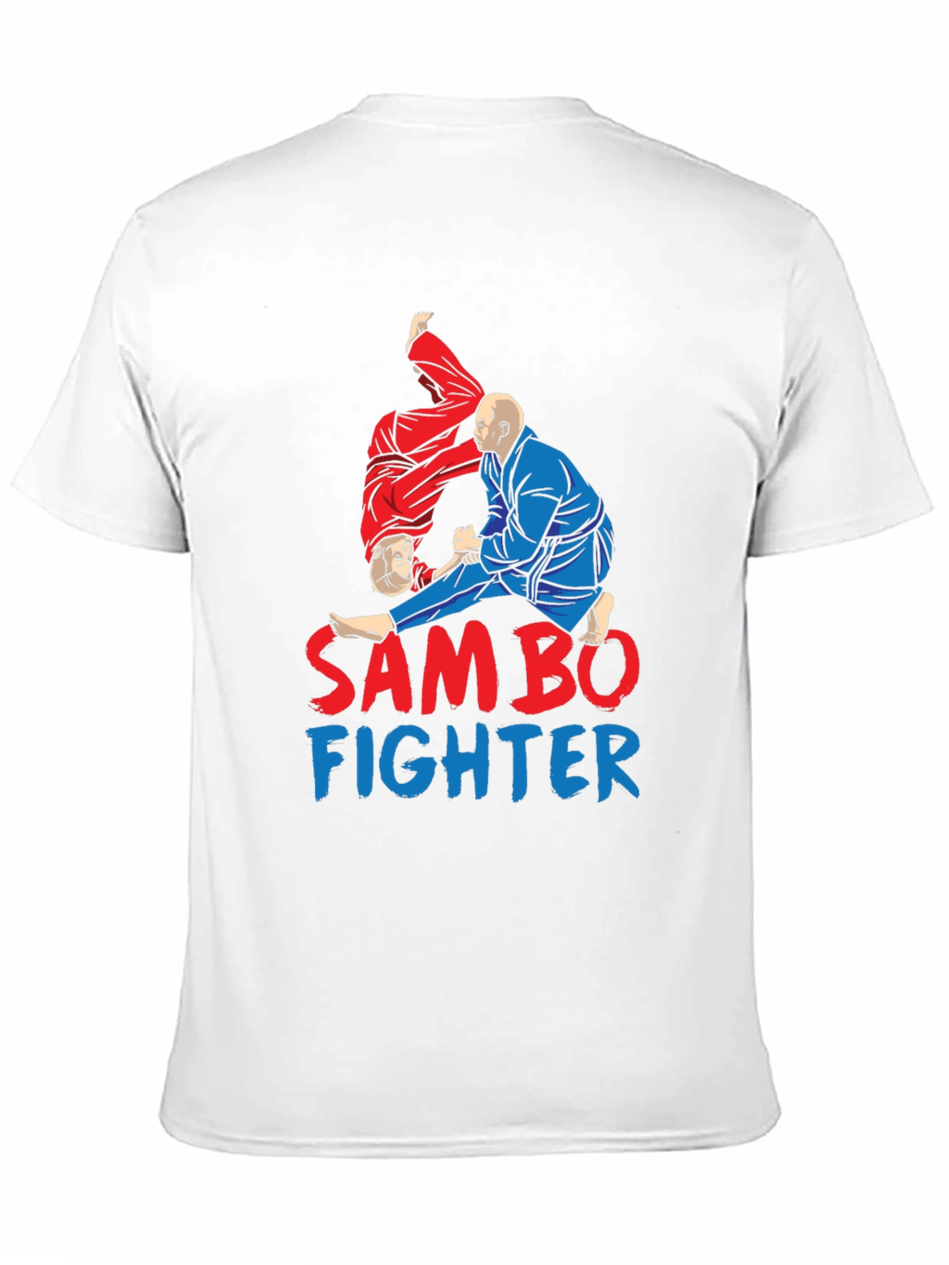 Sambo Fighter Graphic T-Shirt - Martial Arts Design