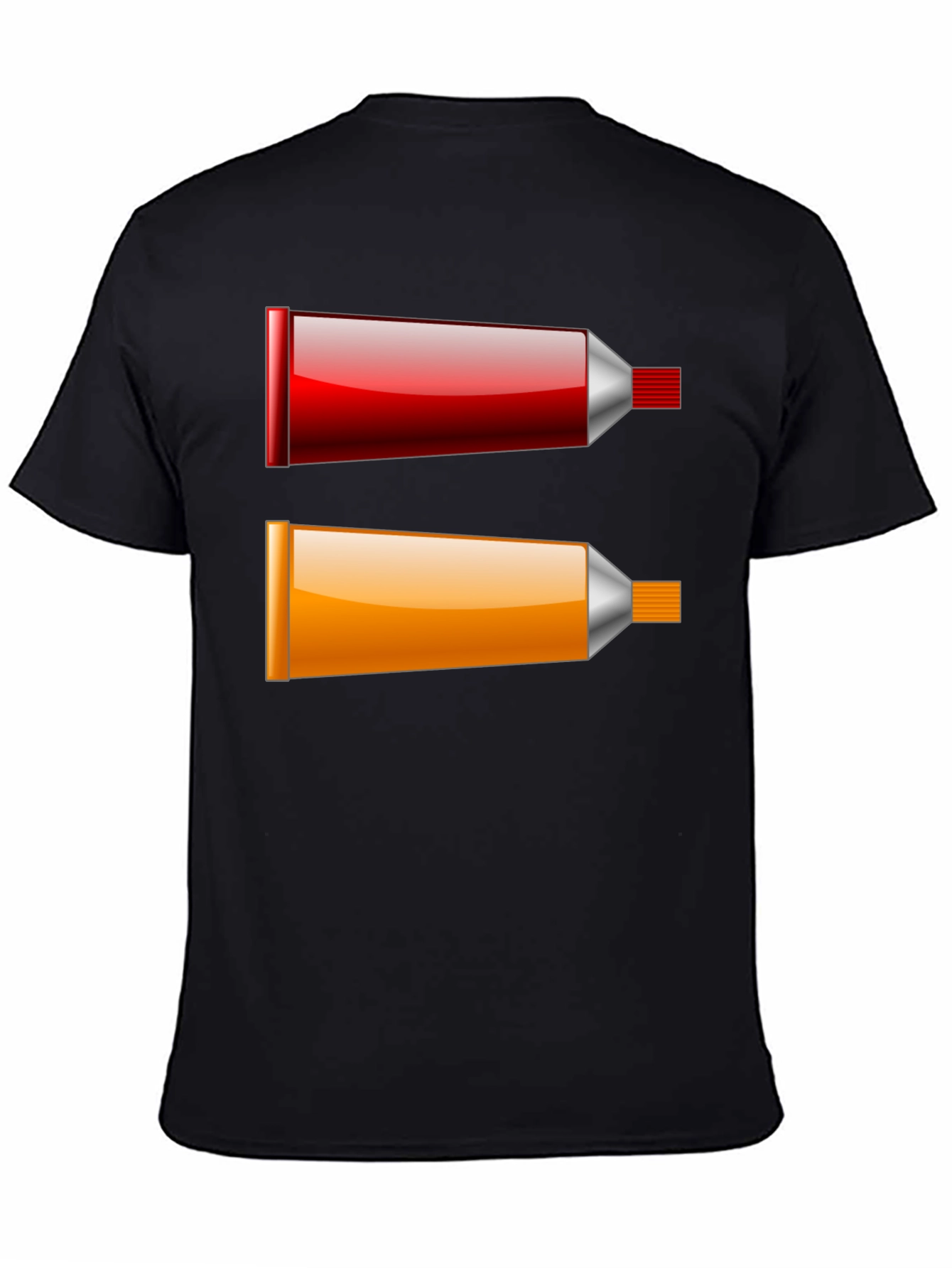 Paint Tubes Graphic Tee - Novelty Art Shirt