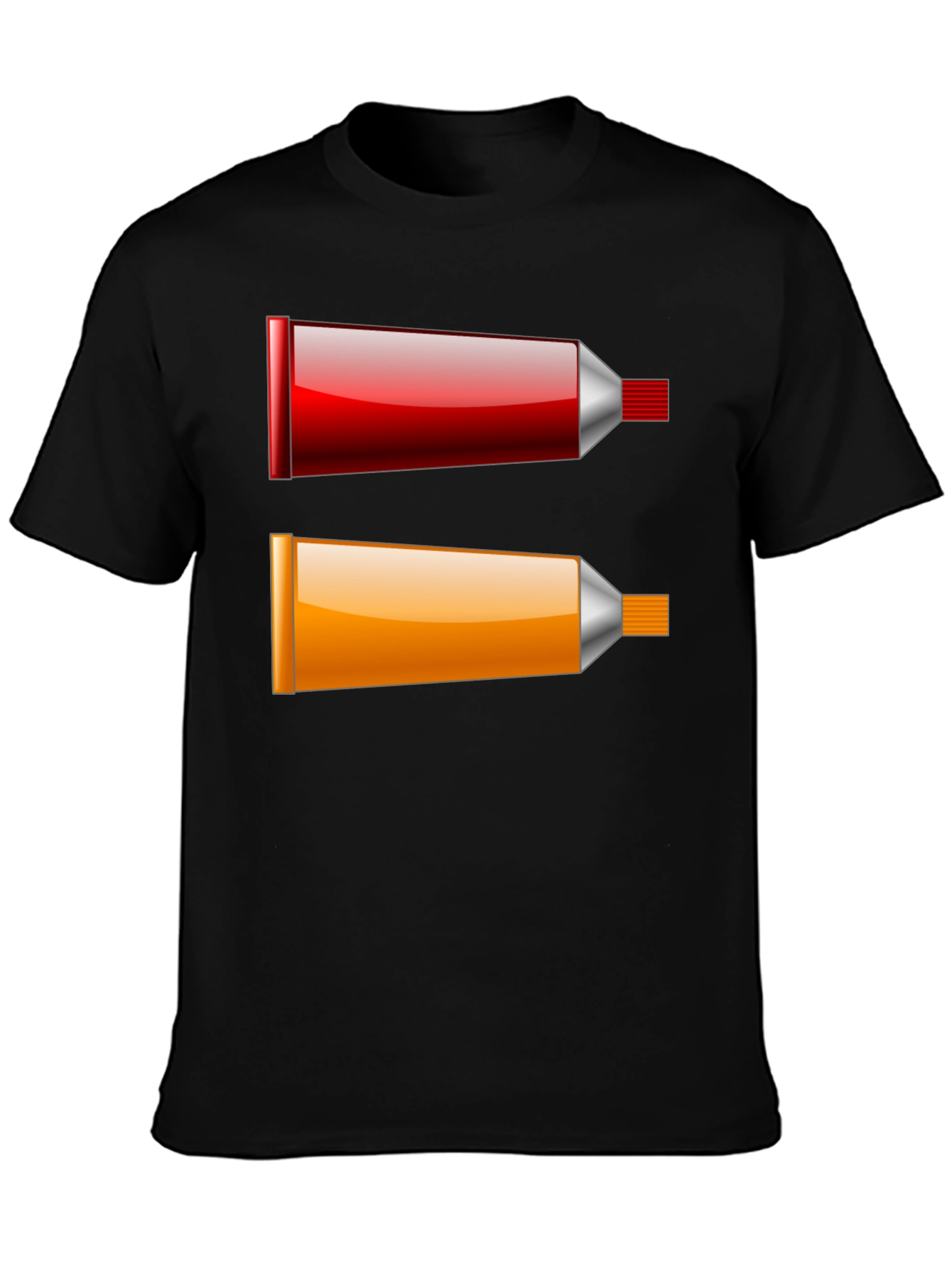 Paint Tubes Graphic Tee - Novelty Art Shirt