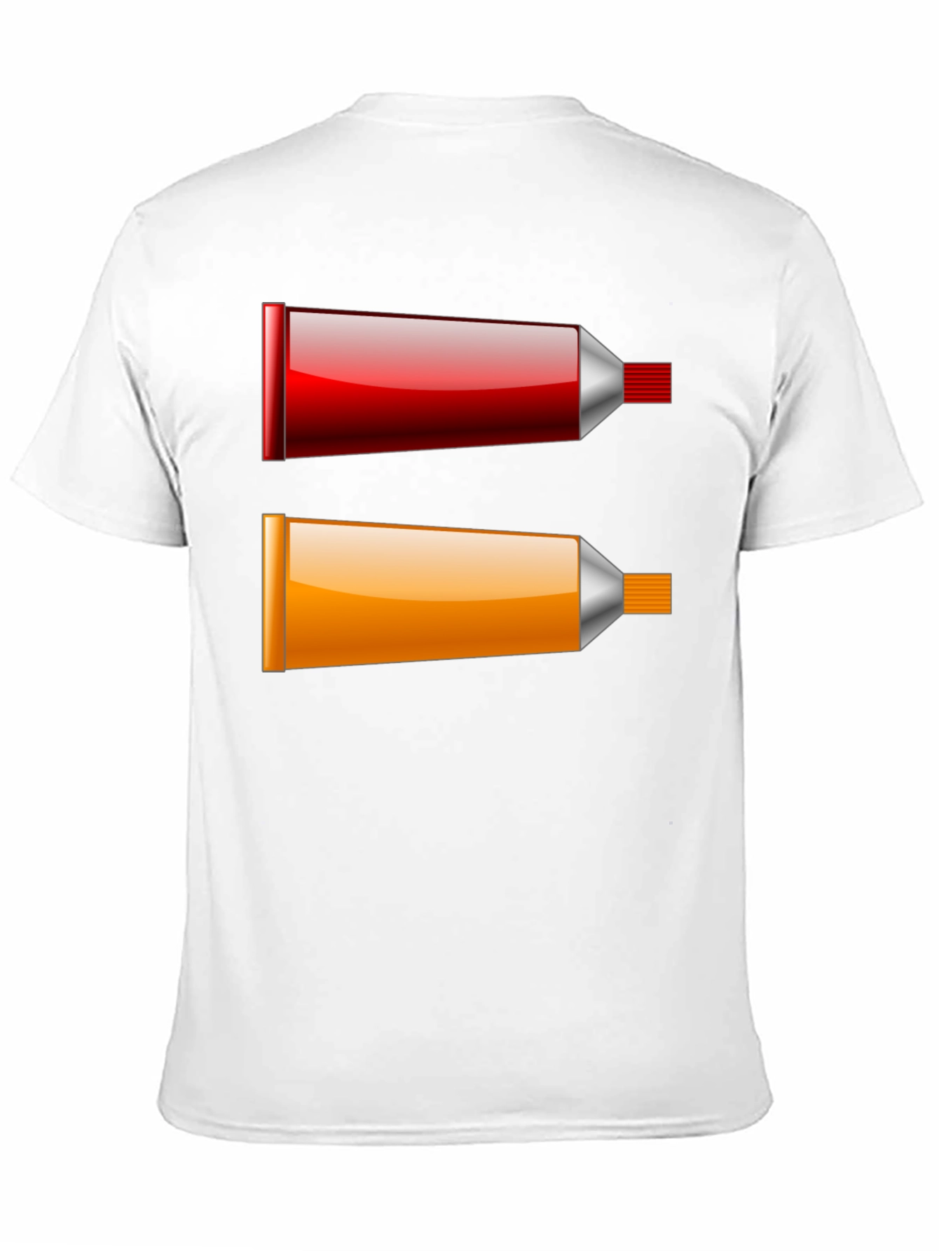 Paint Tubes Graphic Tee - Novelty Art Shirt
