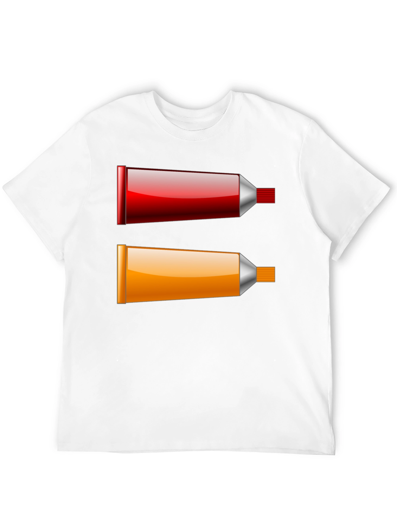 Paint Tubes Graphic Tee - Novelty Art Shirt