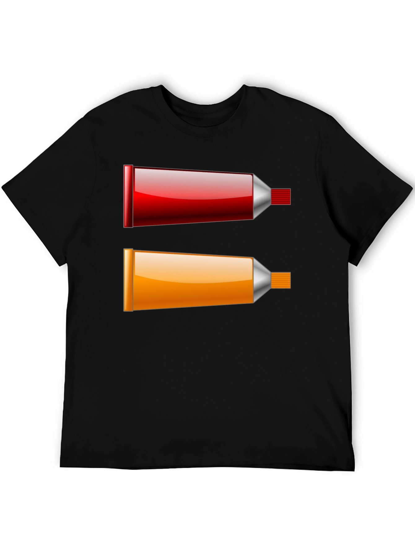 Paint Tubes Graphic Tee - Novelty Art Shirt