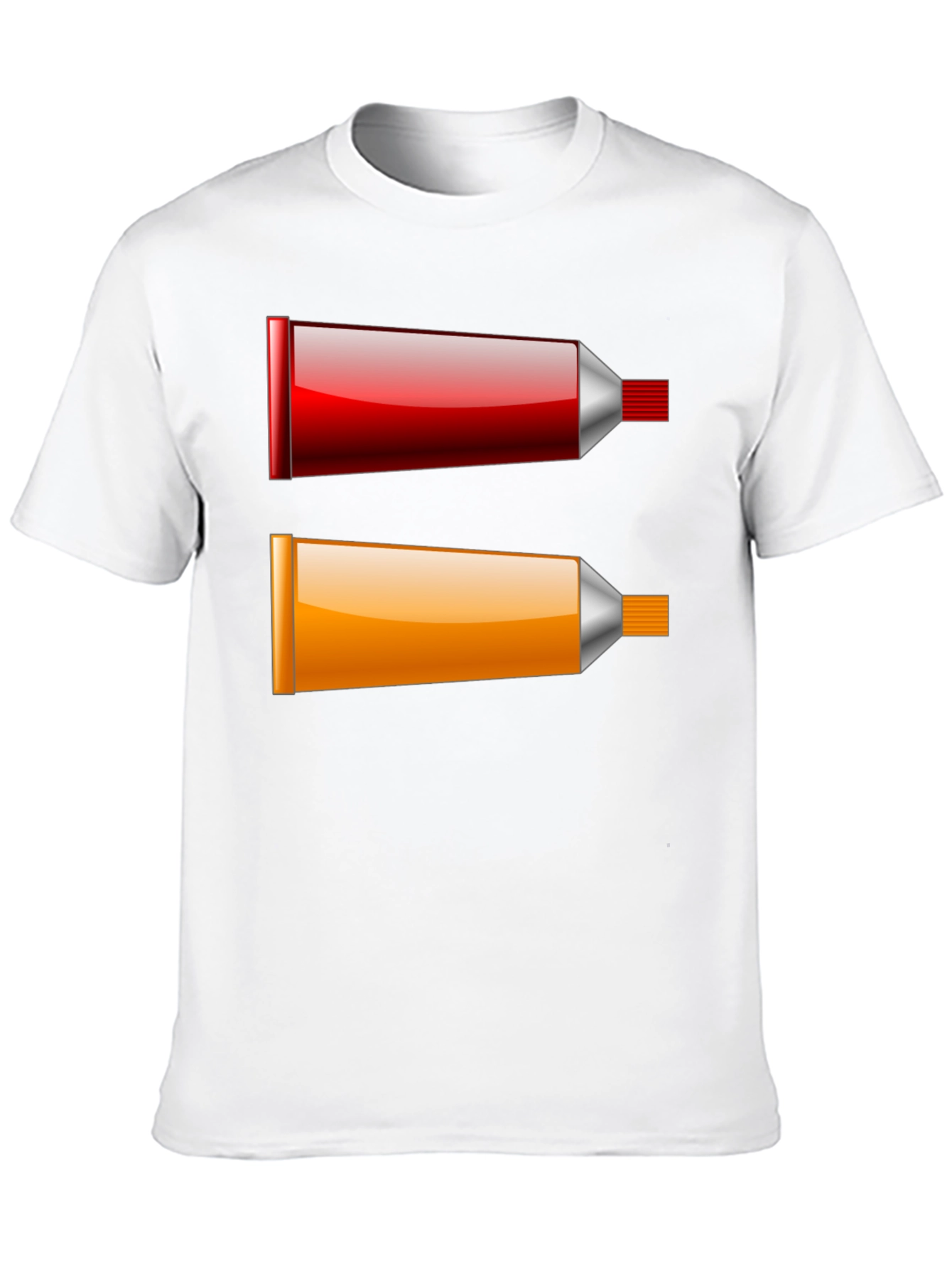 Paint Tubes Graphic Tee - Novelty Art Shirt