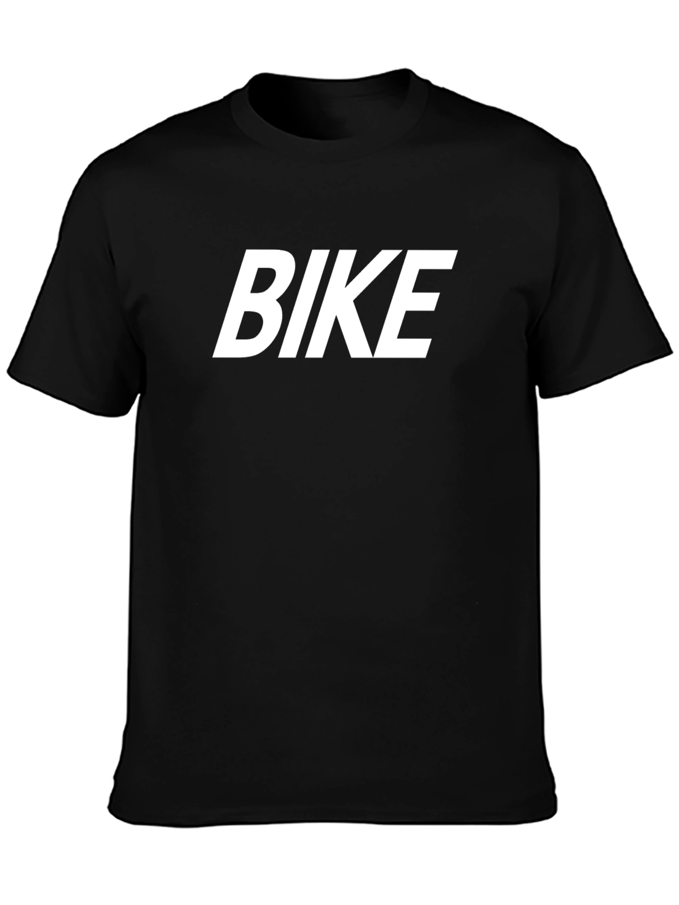 BIKE Graphic Tee - Black Cotton T-Shirt