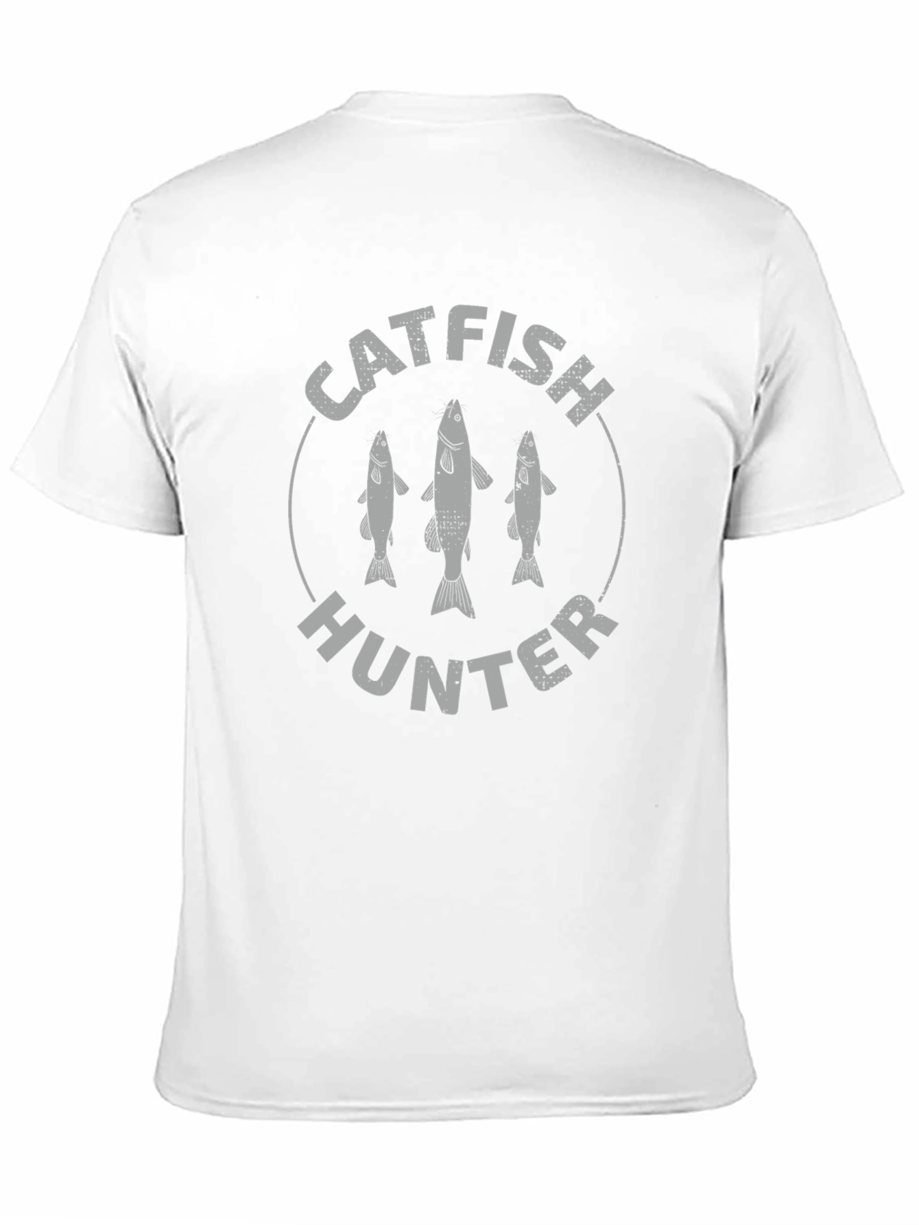 Catfish Hunter Graphic Tee - Black Cotton T-Shirt