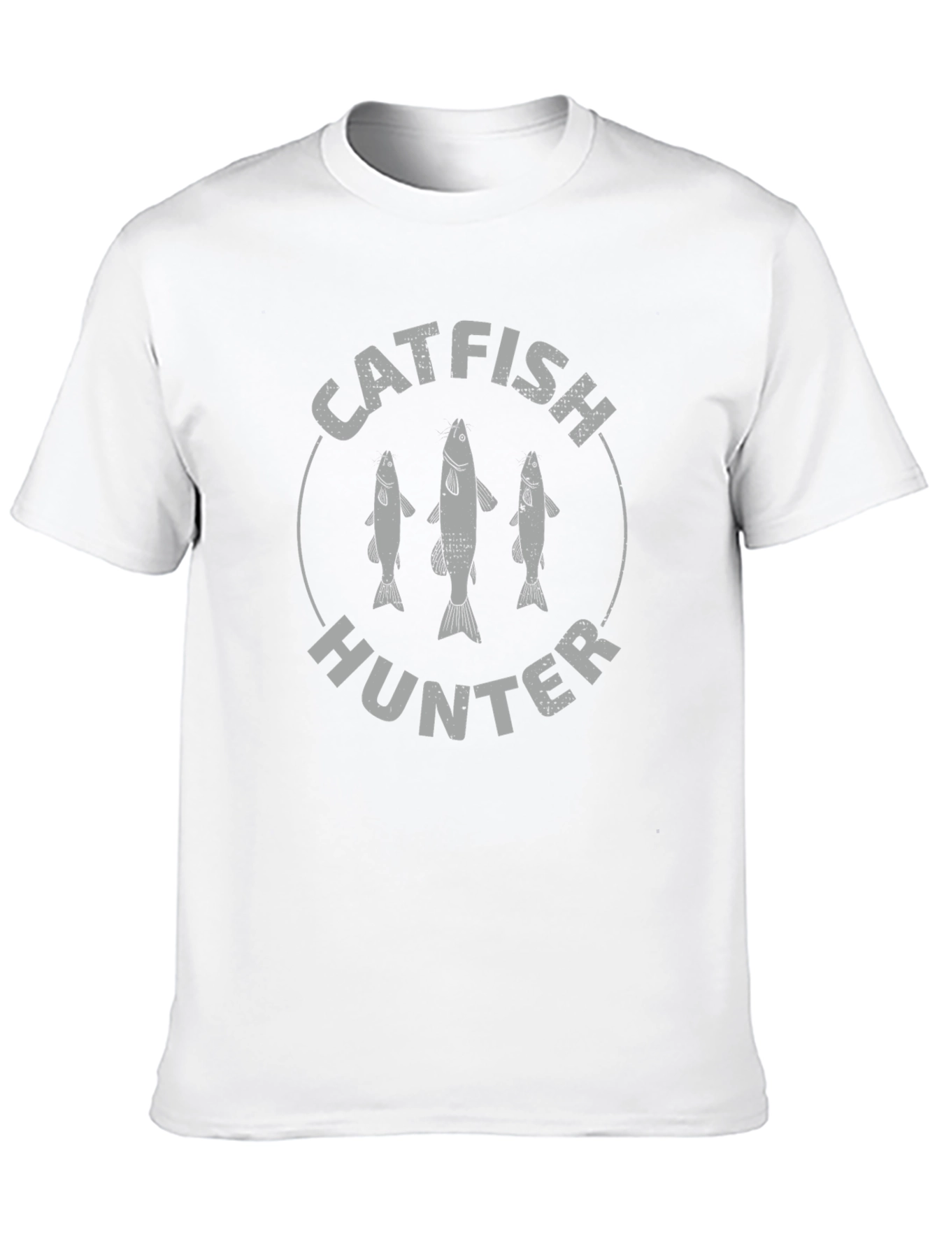 Catfish Hunter Graphic Tee - Black Cotton T-Shirt