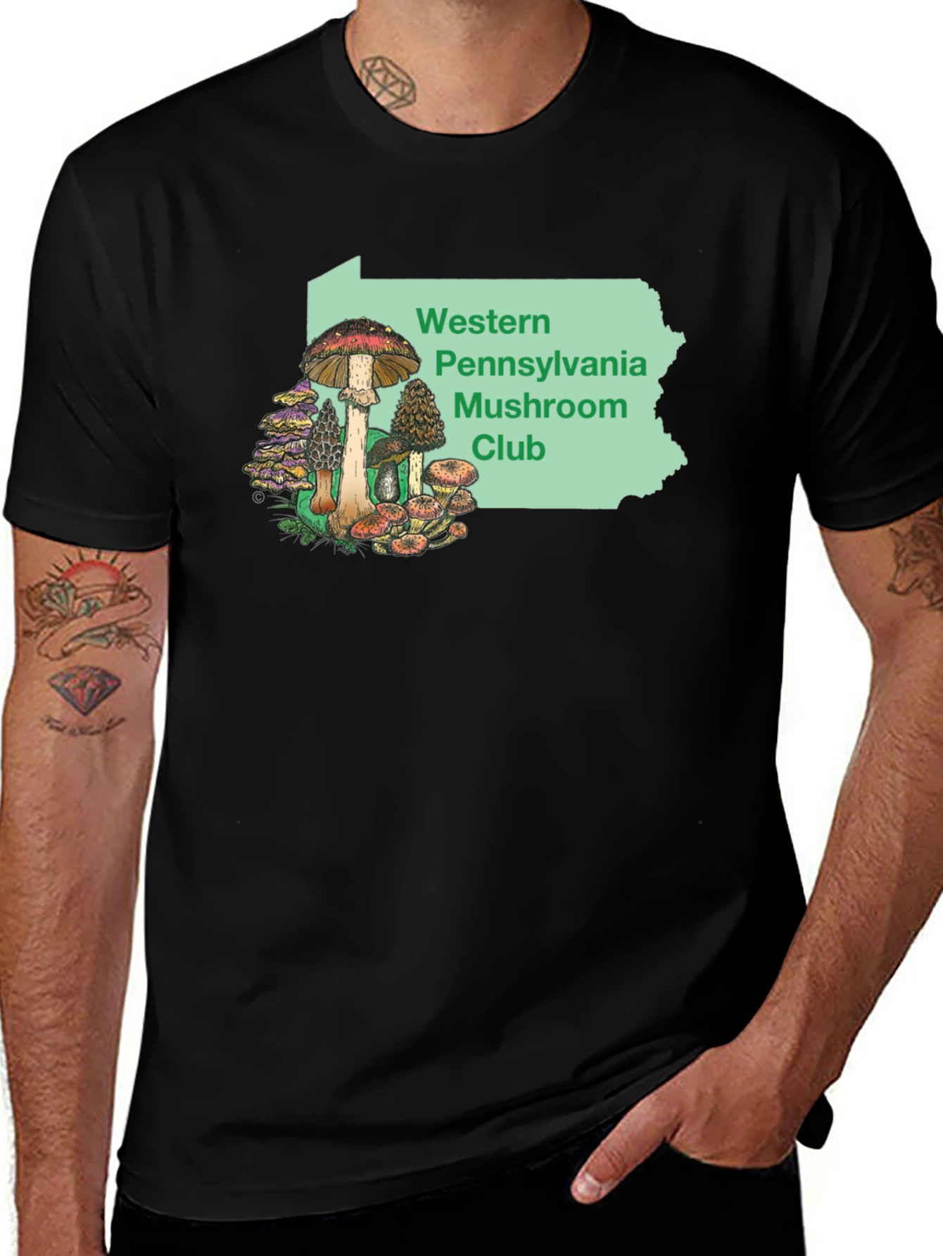 Western PA Mushroom Club T-Shirt