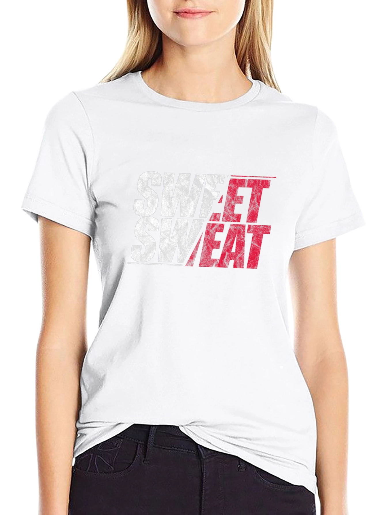 Sweet Sweat Graphic Tee - Black