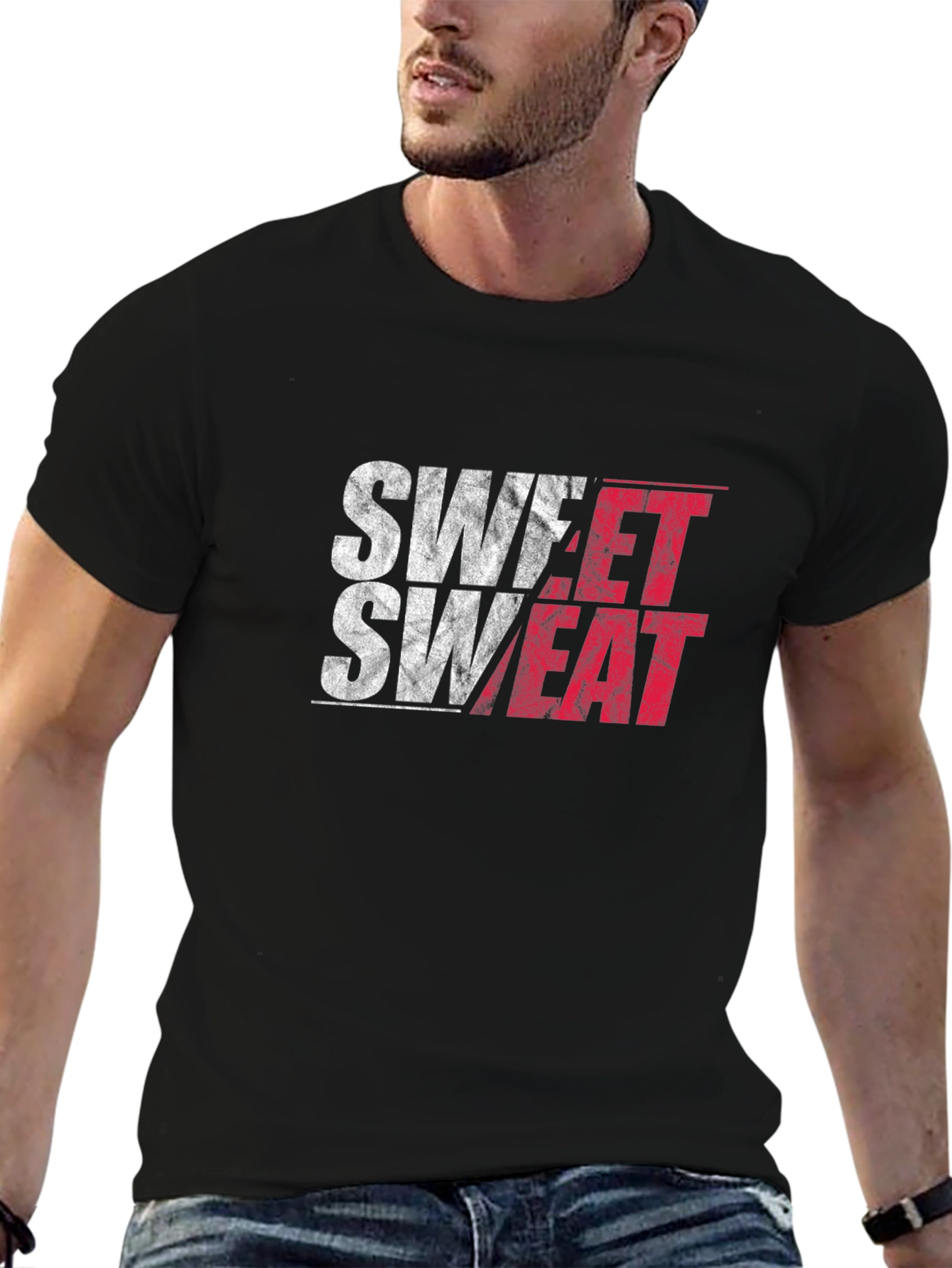 Sweet Sweat Graphic Tee - Black