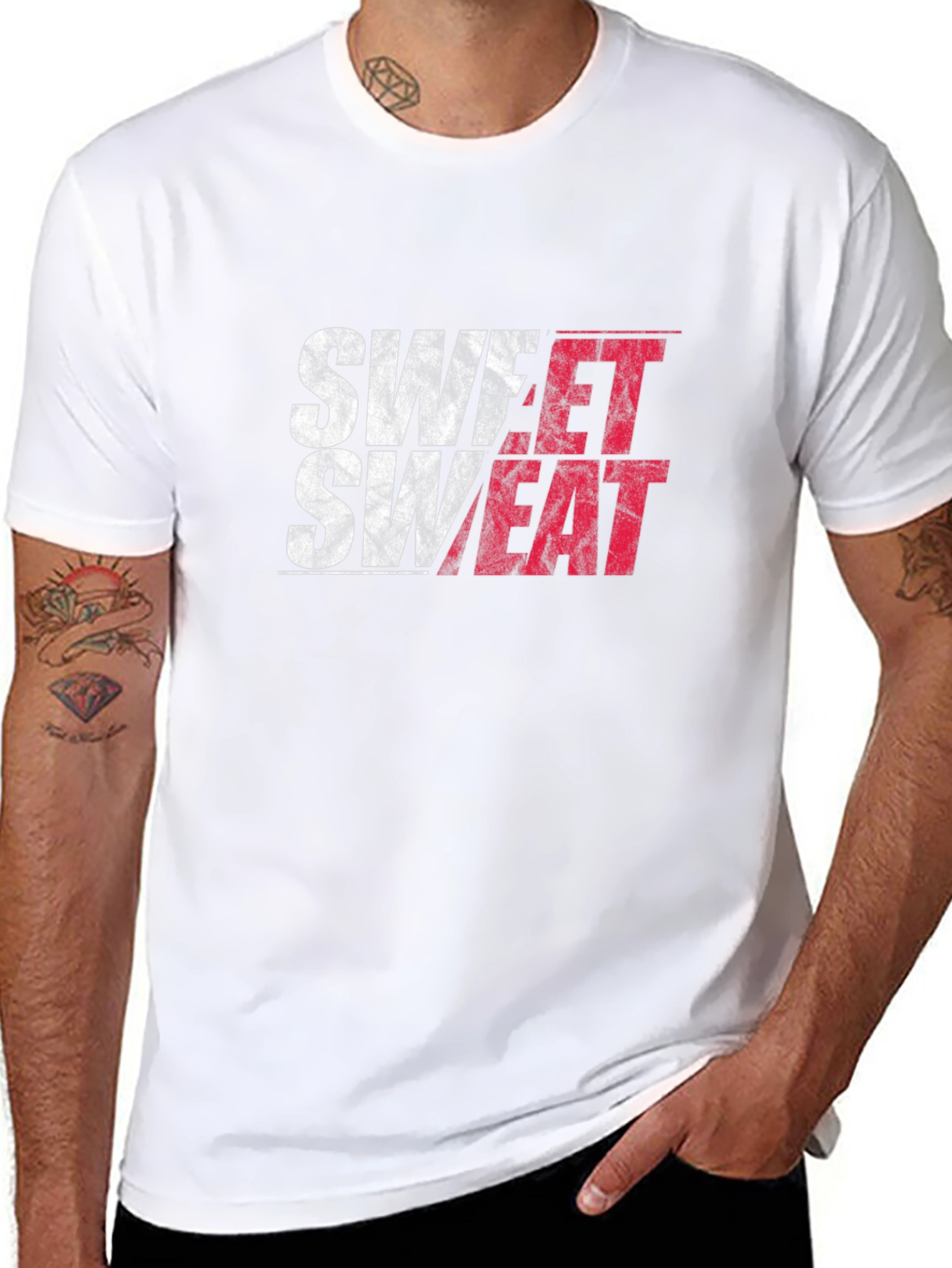 Sweet Sweat Graphic Tee - Black