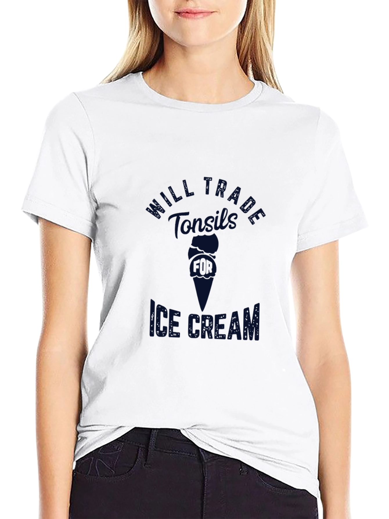Will Trade Tonsils for Ice Cream Graphic Tee