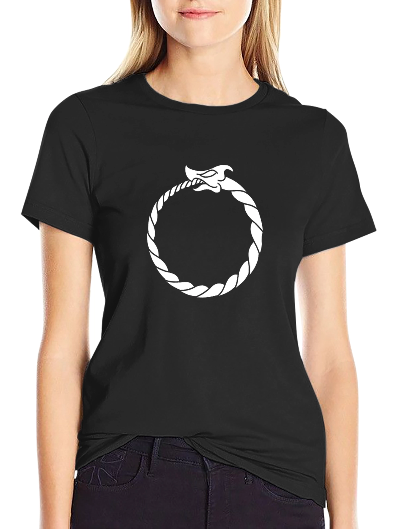 Ouroboros Dragon Black Tee