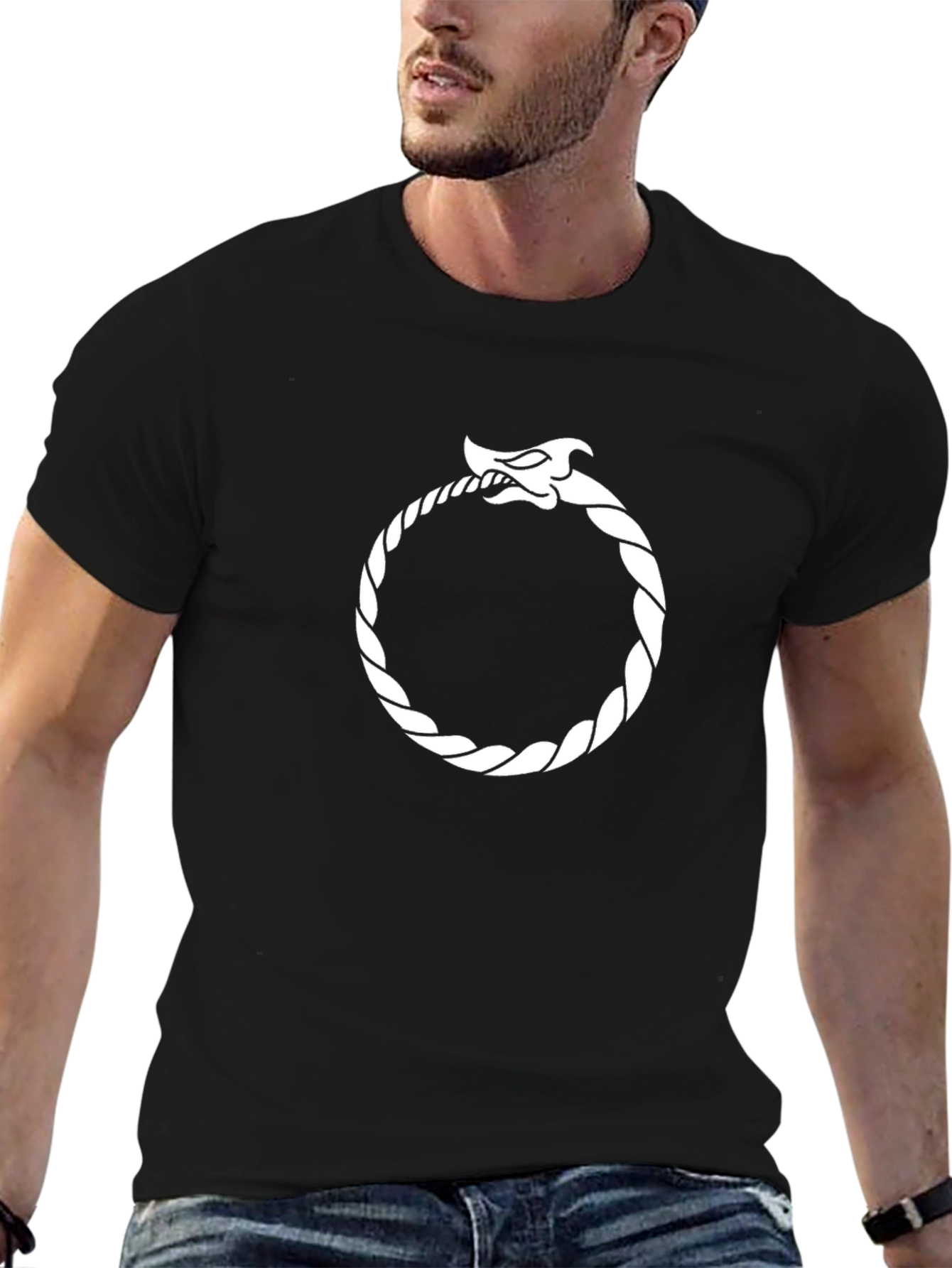 Ouroboros Dragon Black Tee