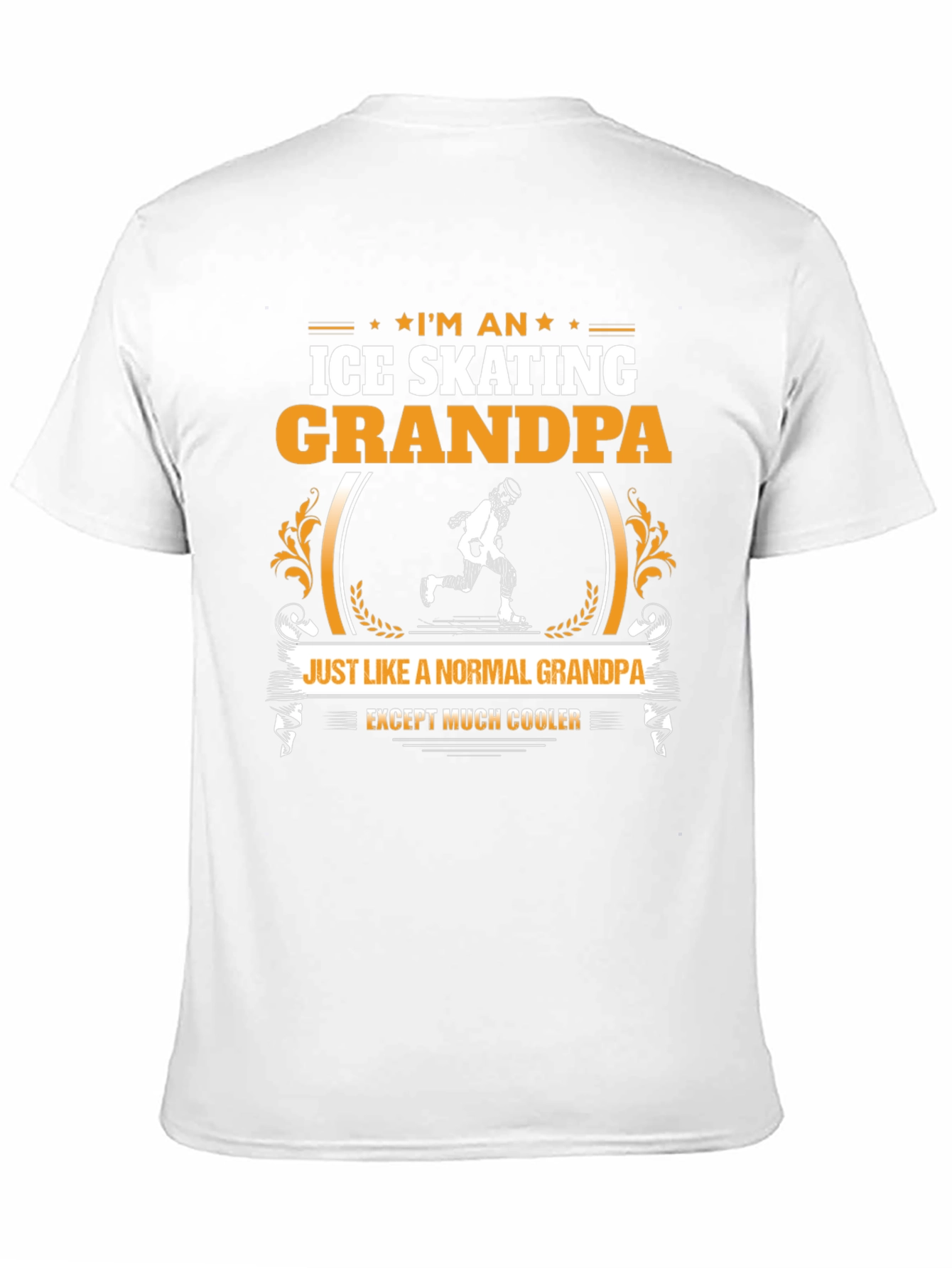 Ice Skating Grandpa T-Shirt: Cooler Than Normal