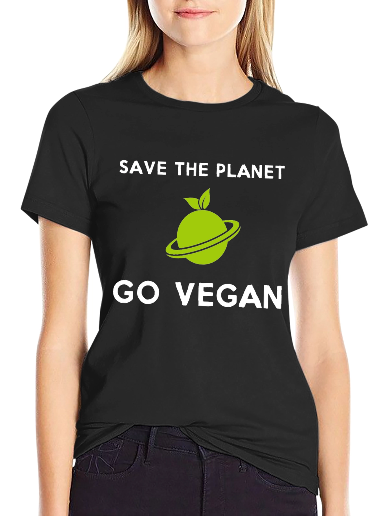 Save the Planet Go Vegan T-Shirt