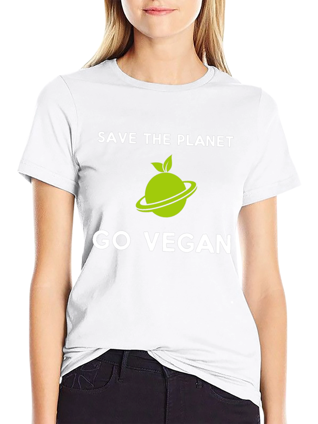 Save the Planet Go Vegan T-Shirt