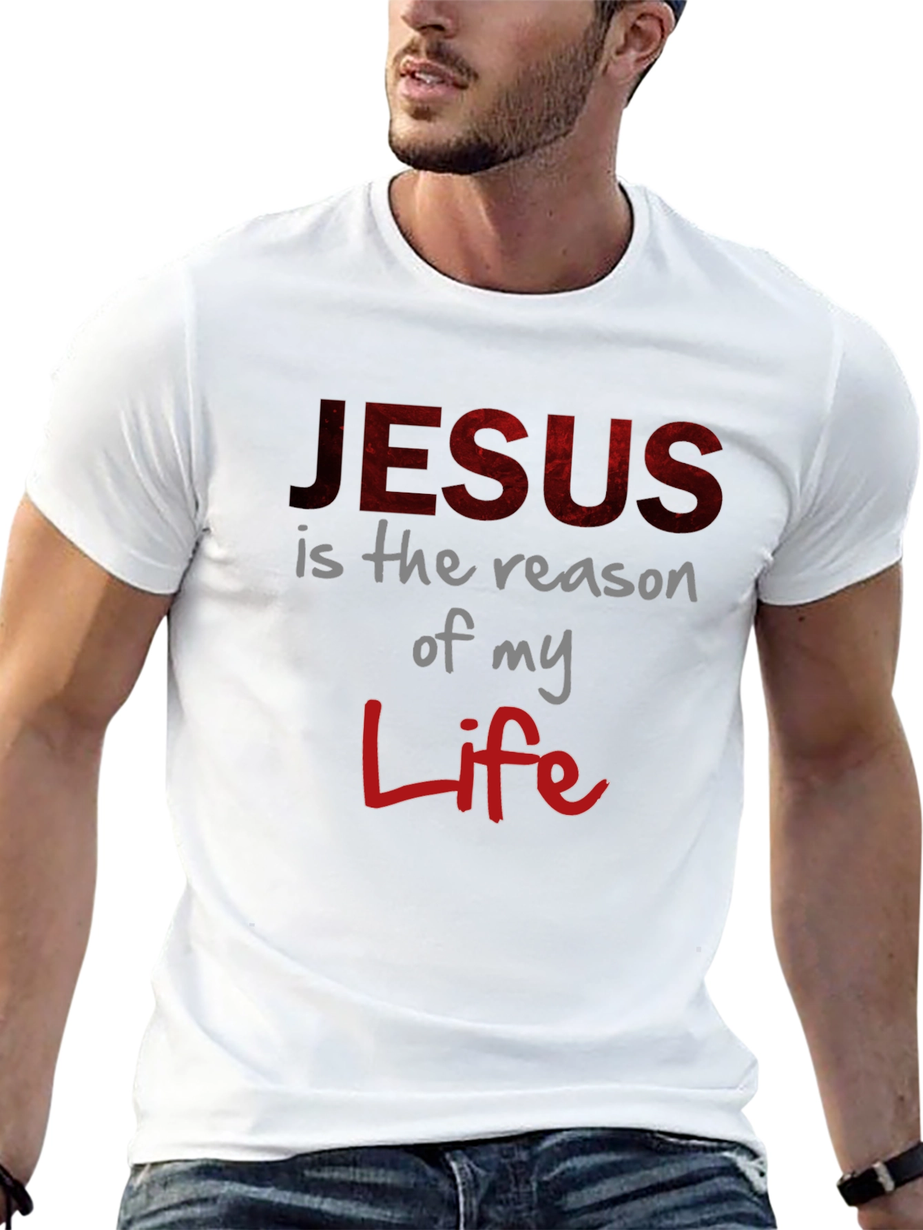 Faith-Based Tee: Jesus is the Reason of My Life